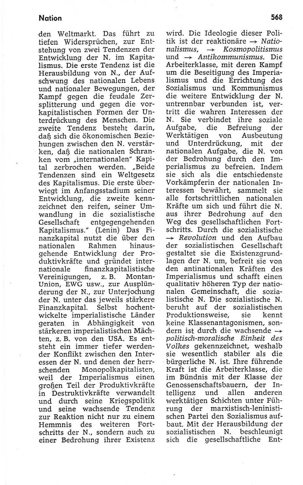 Kleines politisches Wörterbuch [Deutsche Demokratische Republik (DDR)] 1973, Seite 568 (Kl. pol. Wb. DDR 1973, S. 568)