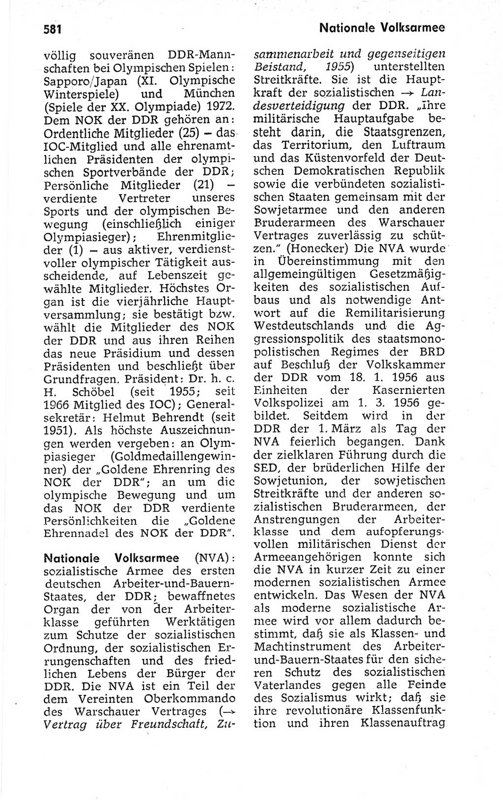 Kleines politisches Wörterbuch [Deutsche Demokratische Republik (DDR)] 1973, Seite 581 (Kl. pol. Wb. DDR 1973, S. 581)