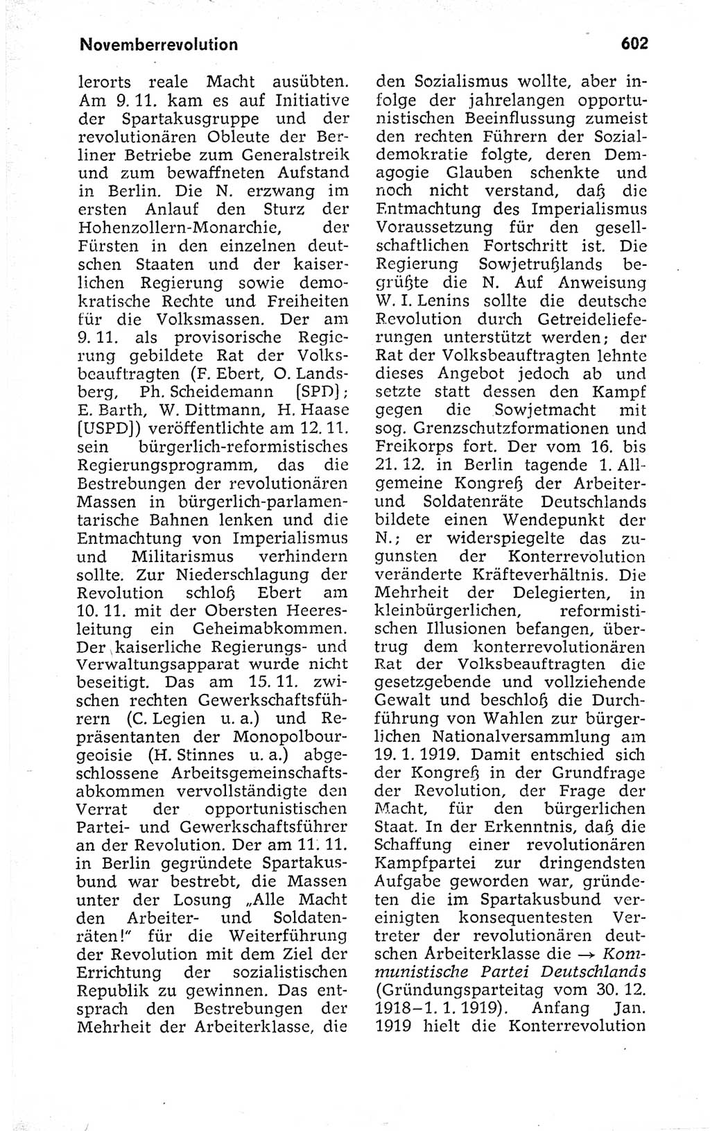 Kleines politisches Wörterbuch [Deutsche Demokratische Republik (DDR)] 1973, Seite 602 (Kl. pol. Wb. DDR 1973, S. 602)
