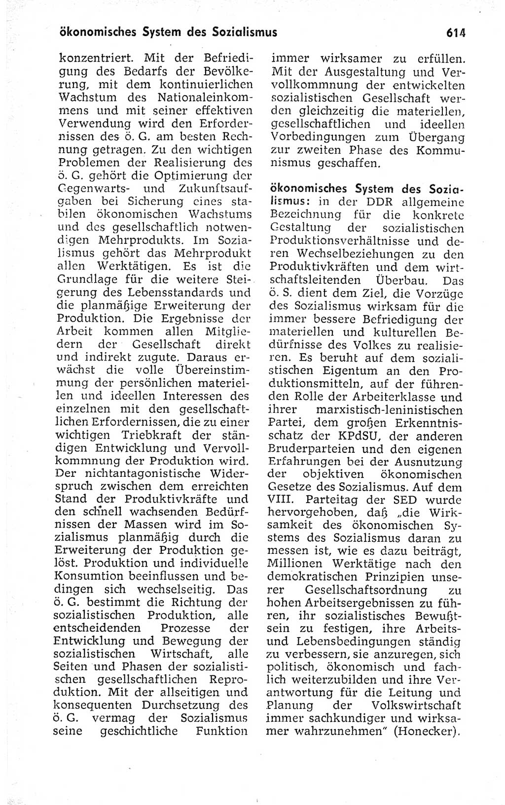 Kleines politisches Wörterbuch [Deutsche Demokratische Republik (DDR)] 1973, Seite 614 (Kl. pol. Wb. DDR 1973, S. 614)