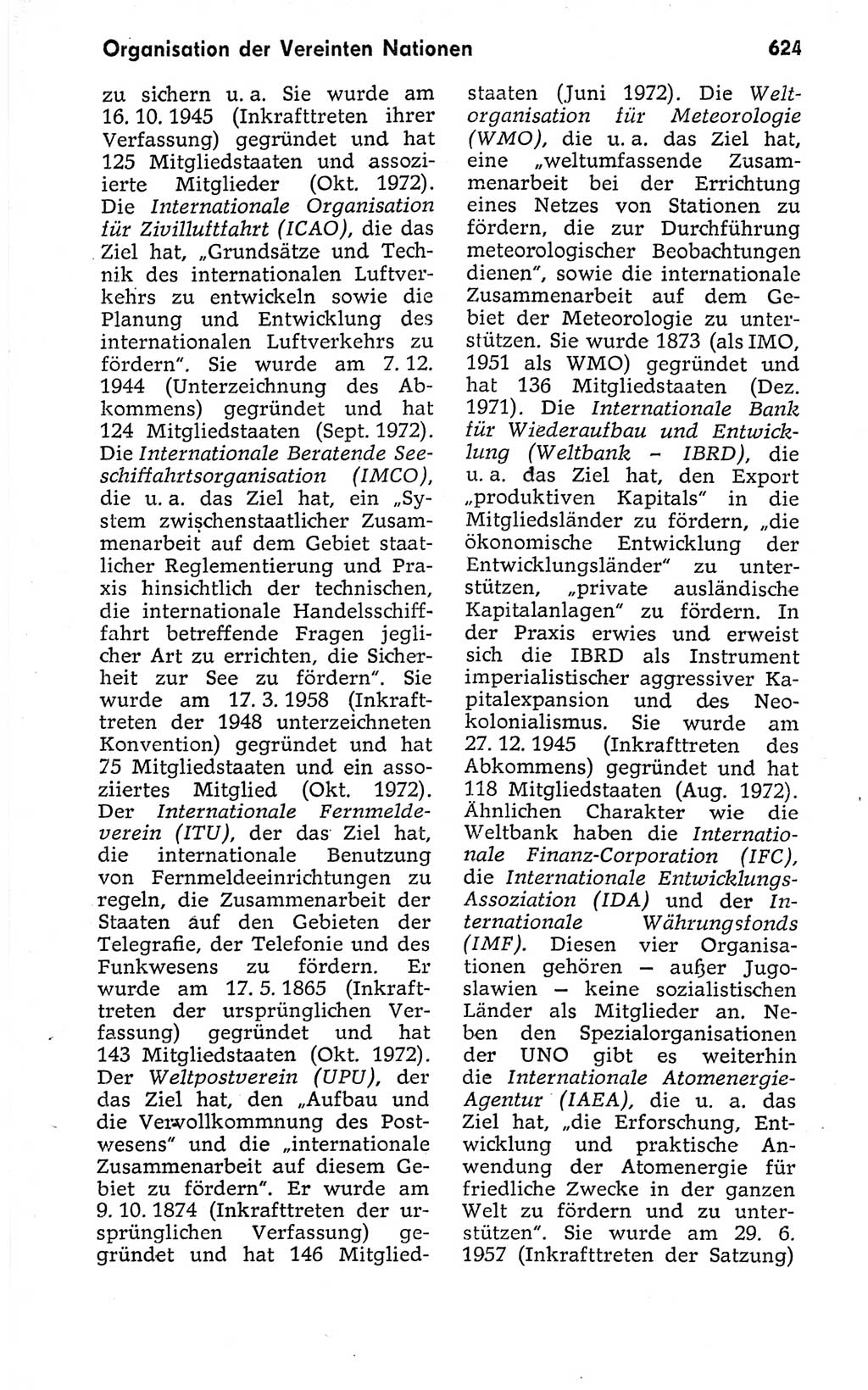 Kleines politisches Wörterbuch [Deutsche Demokratische Republik (DDR)] 1973, Seite 624 (Kl. pol. Wb. DDR 1973, S. 624)