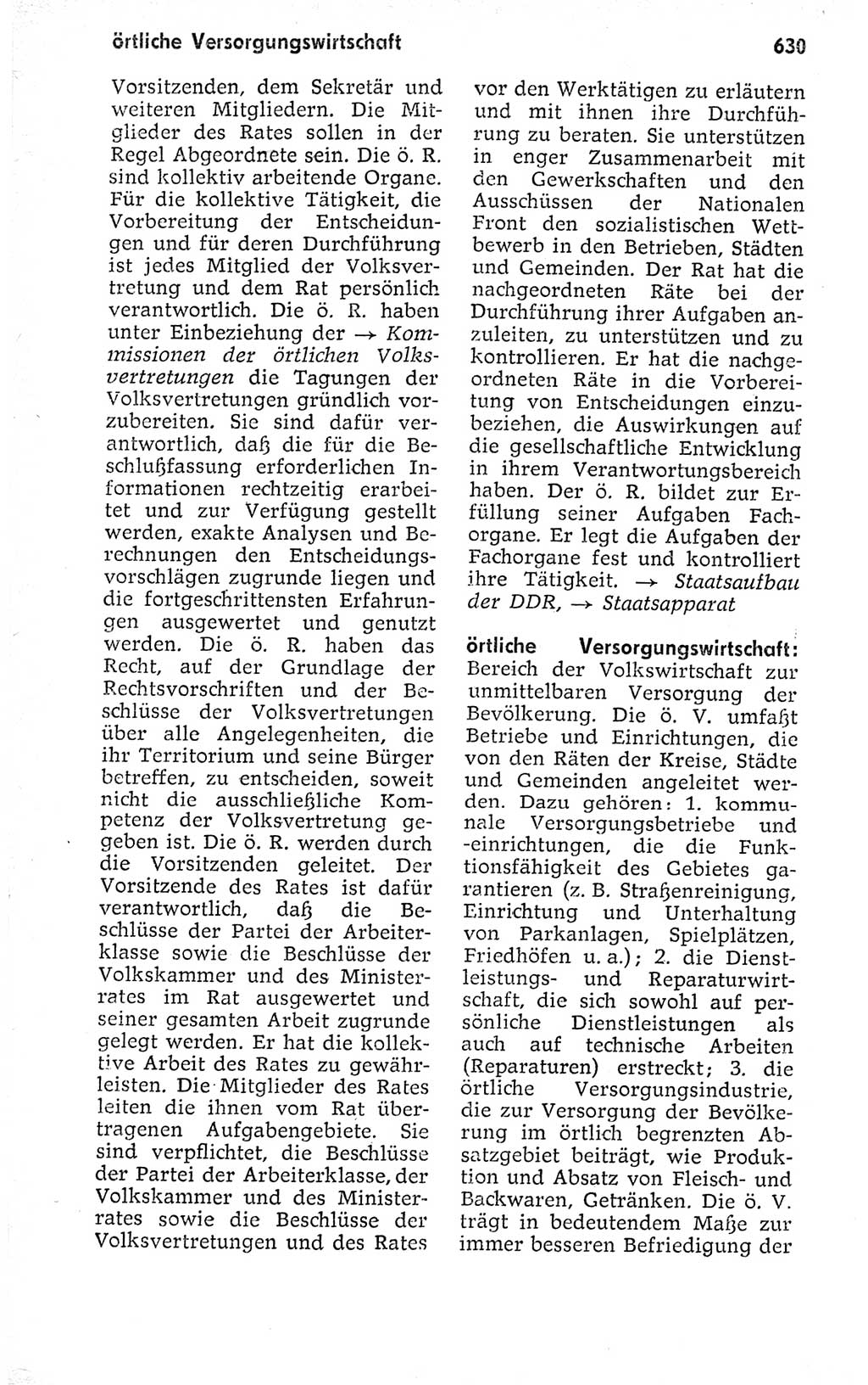 Kleines politisches Wörterbuch [Deutsche Demokratische Republik (DDR)] 1973, Seite 630 (Kl. pol. Wb. DDR 1973, S. 630)