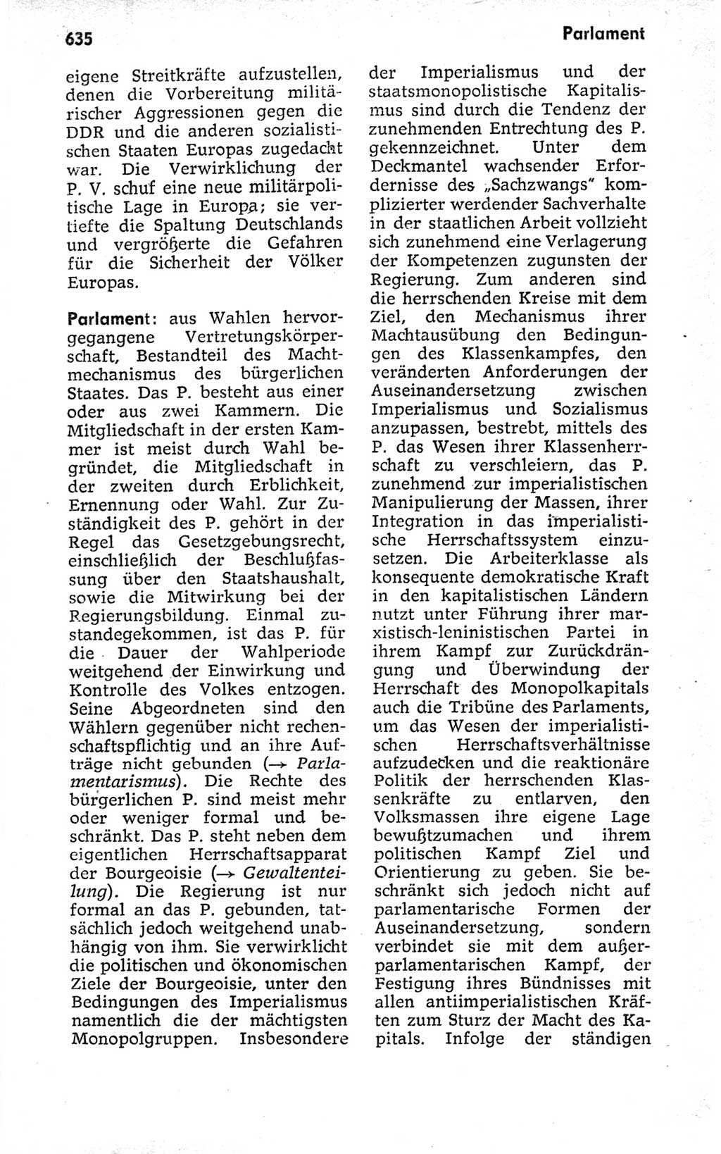 Kleines politisches Wörterbuch [Deutsche Demokratische Republik (DDR)] 1973, Seite 635 (Kl. pol. Wb. DDR 1973, S. 635)