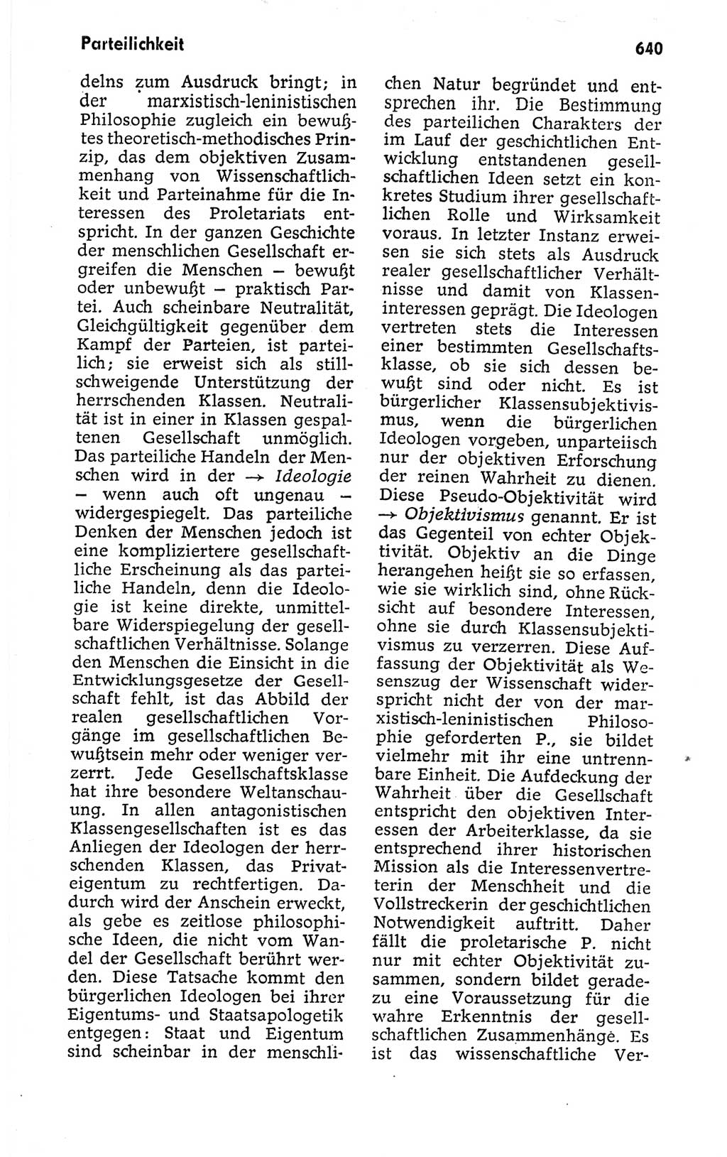 Kleines politisches Wörterbuch [Deutsche Demokratische Republik (DDR)] 1973, Seite 640 (Kl. pol. Wb. DDR 1973, S. 640)