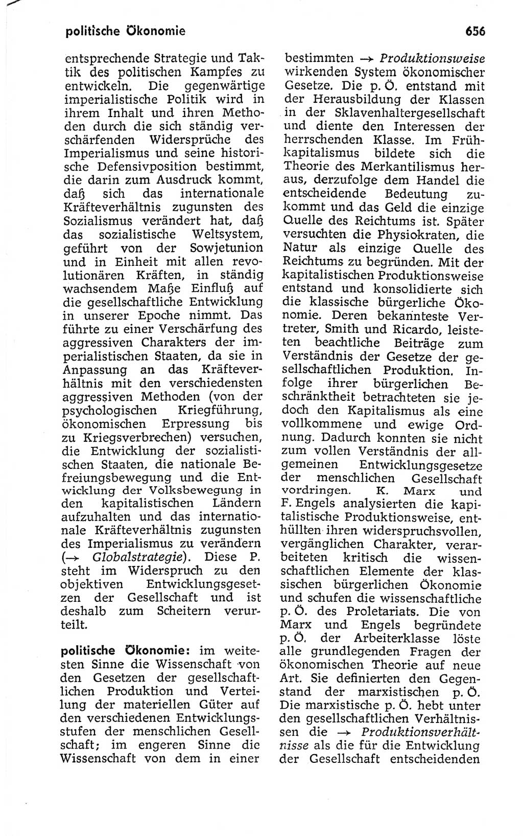 Kleines politisches Wörterbuch [Deutsche Demokratische Republik (DDR)] 1973, Seite 656 (Kl. pol. Wb. DDR 1973, S. 656)