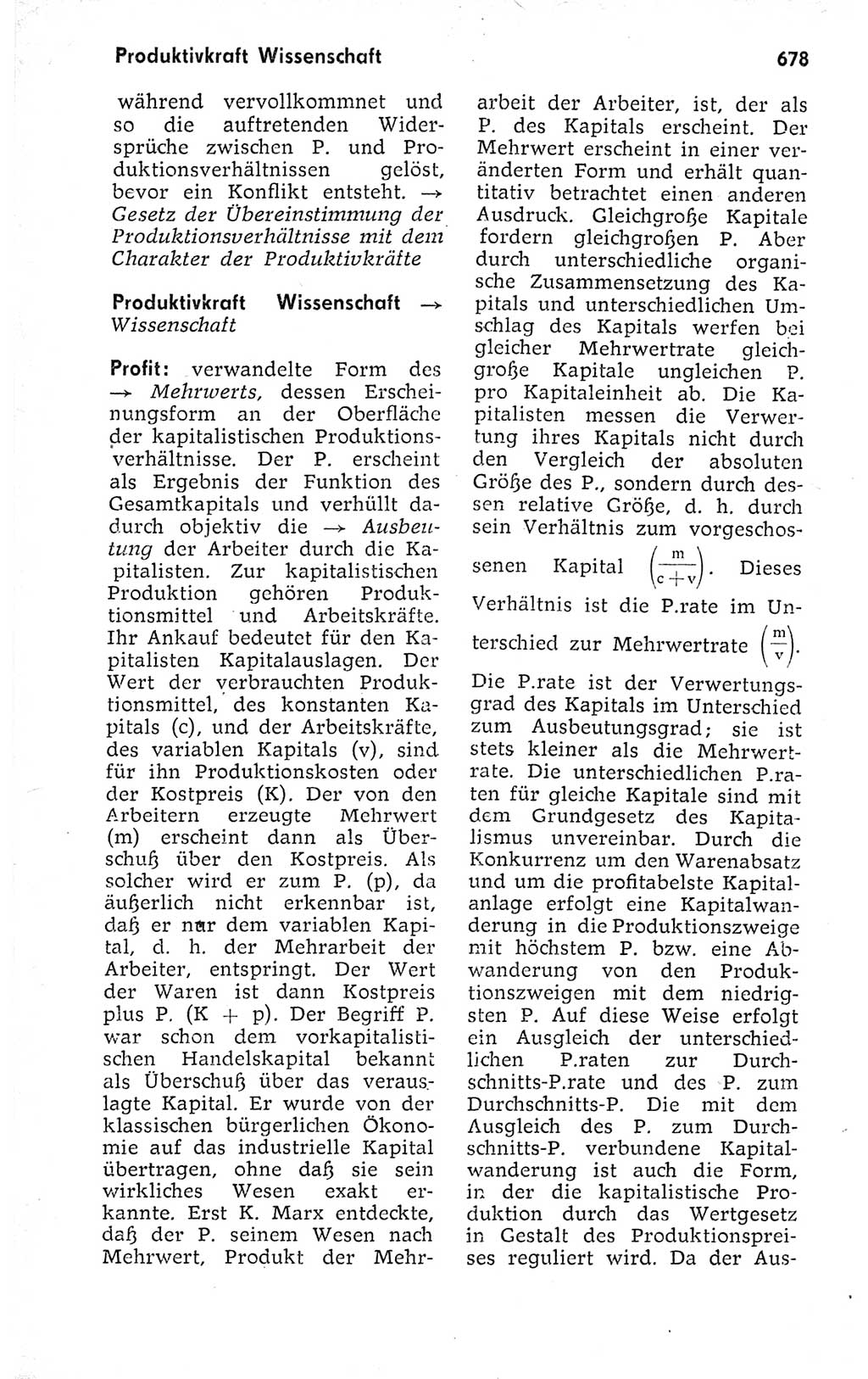 Kleines politisches Wörterbuch [Deutsche Demokratische Republik (DDR)] 1973, Seite 678 (Kl. pol. Wb. DDR 1973, S. 678)