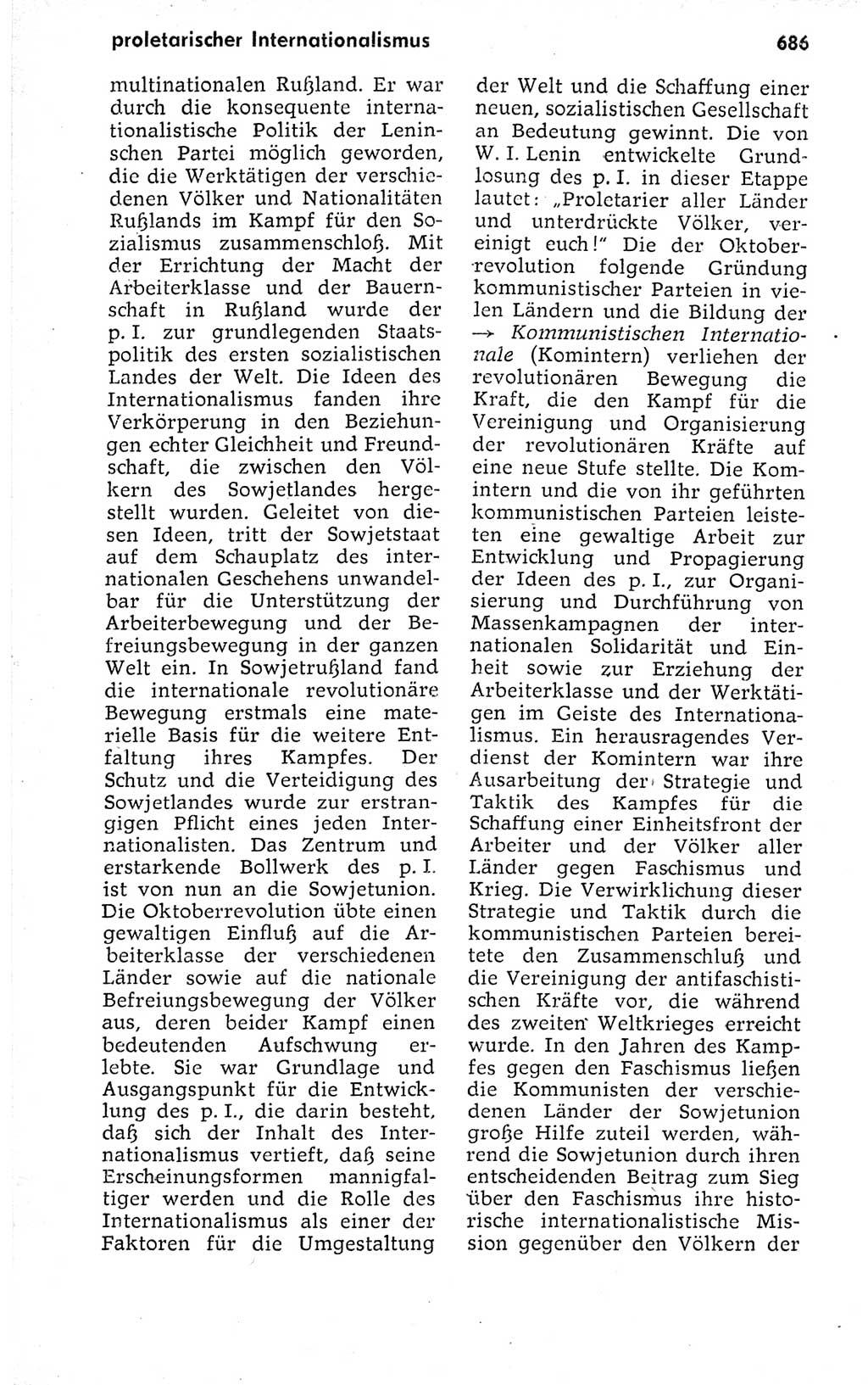 Kleines politisches Wörterbuch [Deutsche Demokratische Republik (DDR)] 1973, Seite 686 (Kl. pol. Wb. DDR 1973, S. 686)