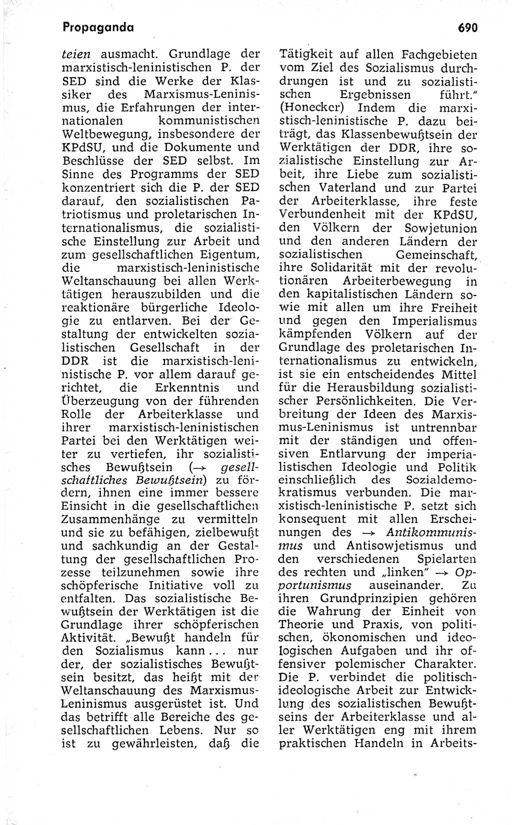 Kleines politisches Wörterbuch [Deutsche Demokratische Republik (DDR)] 1973, Seite 690 (Kl. pol. Wb. DDR 1973, S. 690)