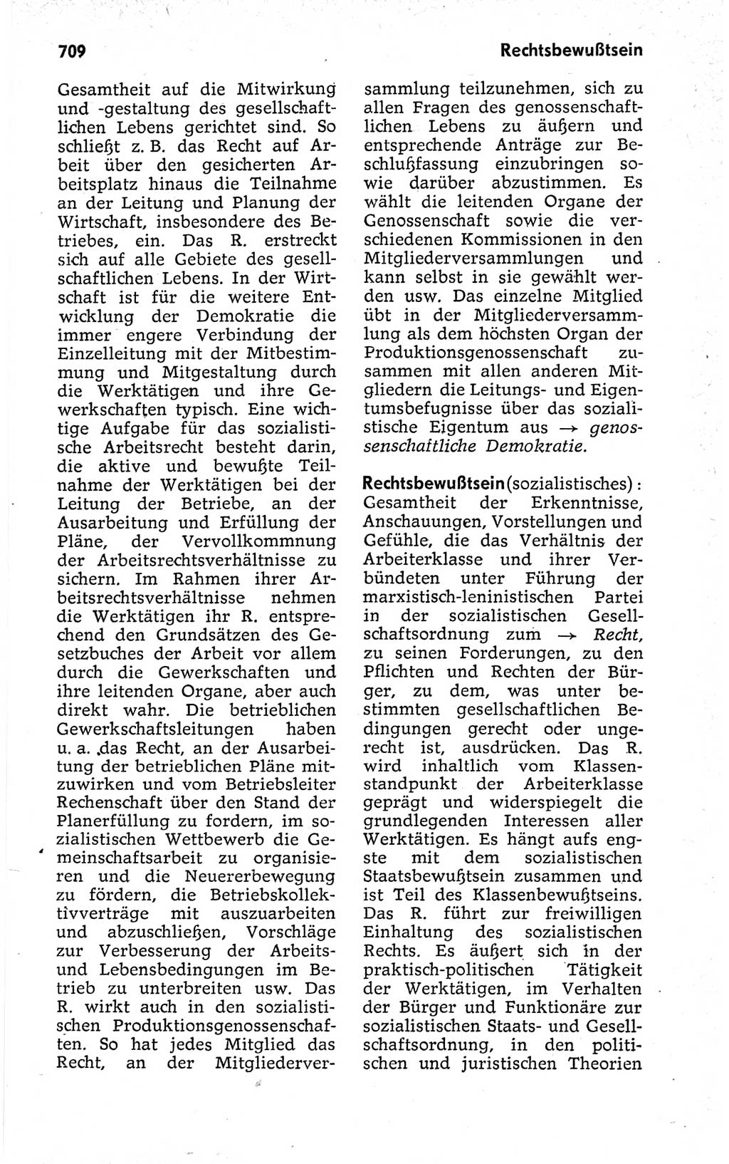 Kleines politisches Wörterbuch [Deutsche Demokratische Republik (DDR)] 1973, Seite 709 (Kl. pol. Wb. DDR 1973, S. 709)