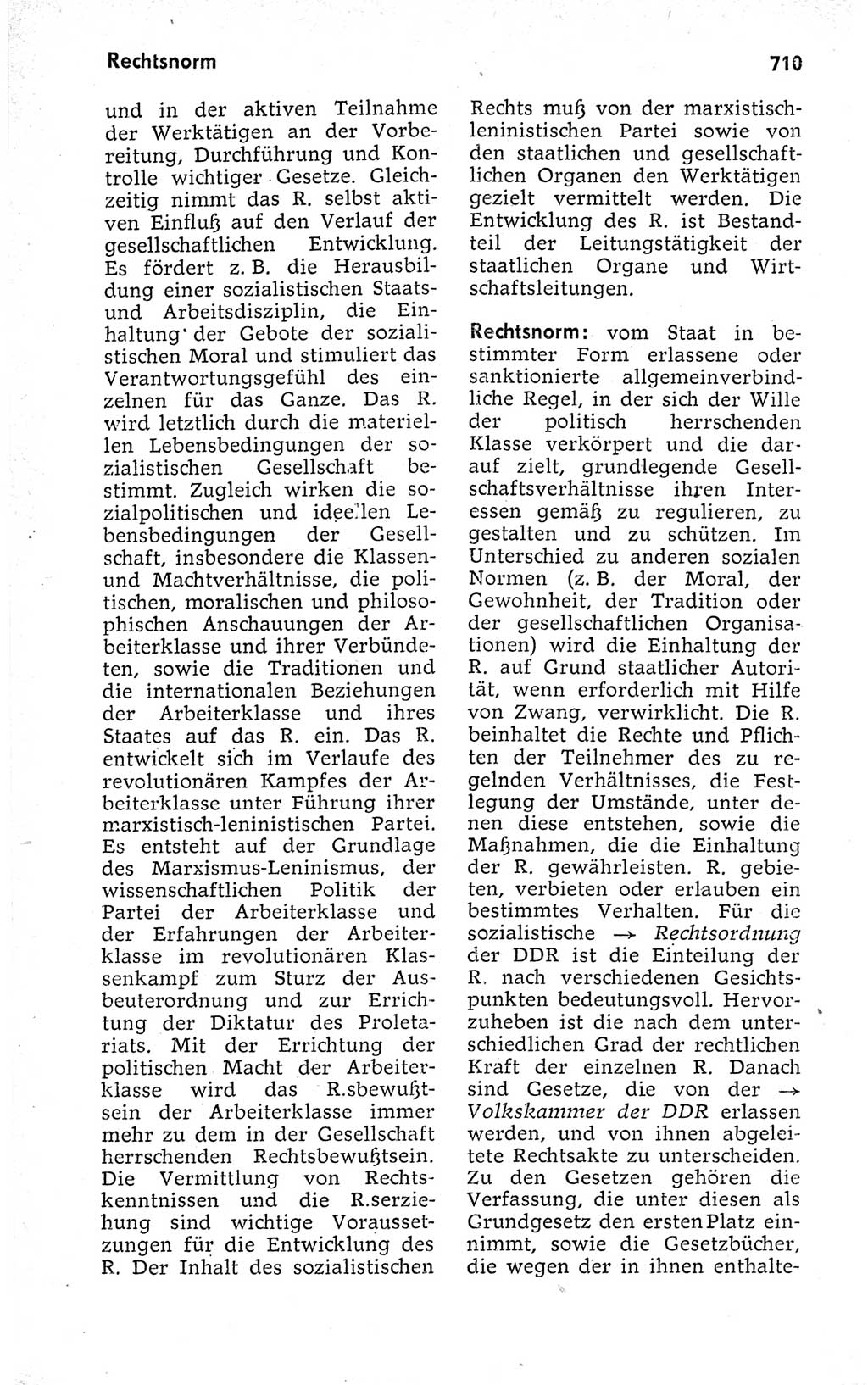 Kleines politisches Wörterbuch [Deutsche Demokratische Republik (DDR)] 1973, Seite 710 (Kl. pol. Wb. DDR 1973, S. 710)