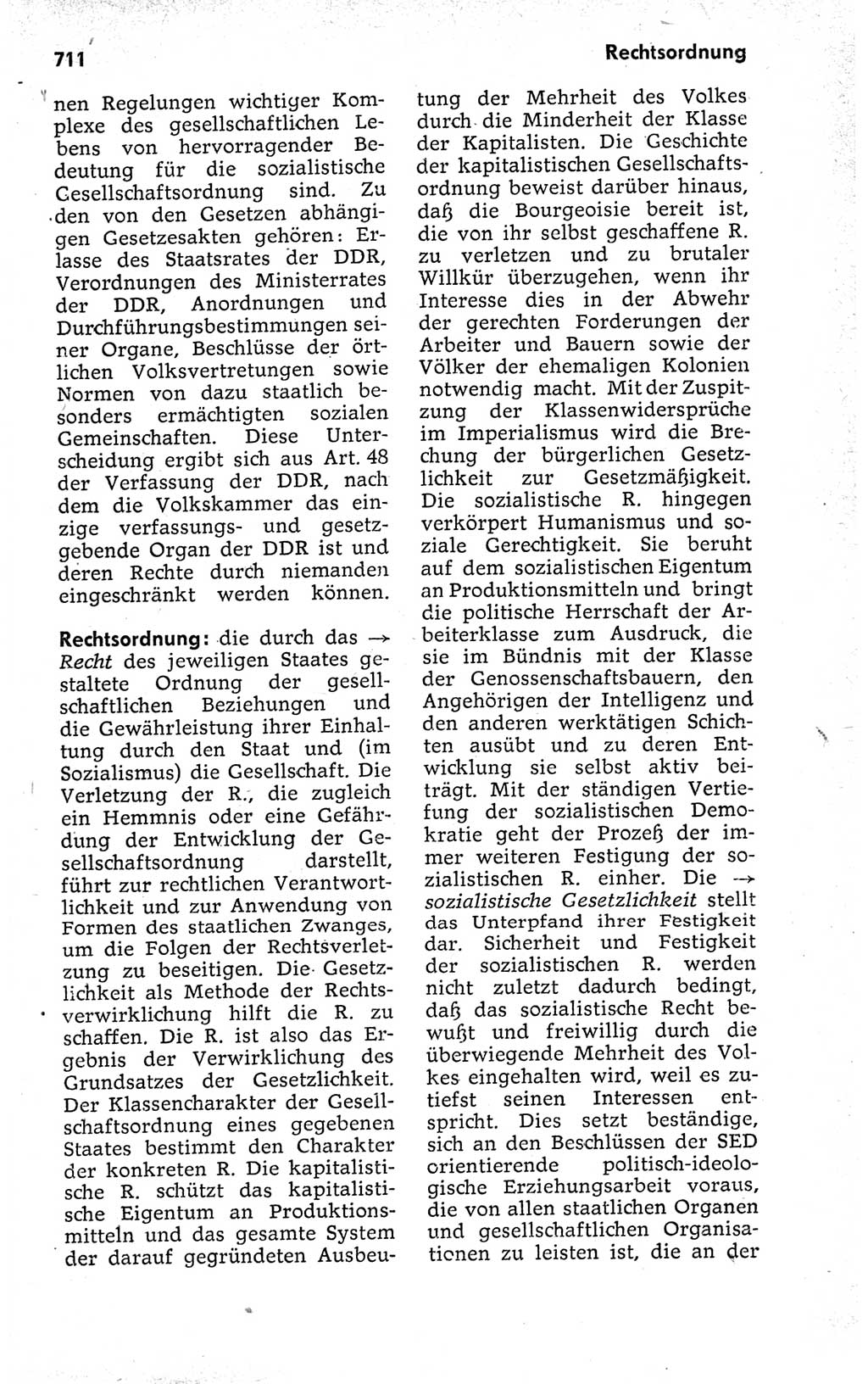 Kleines politisches Wörterbuch [Deutsche Demokratische Republik (DDR)] 1973, Seite 711 (Kl. pol. Wb. DDR 1973, S. 711)