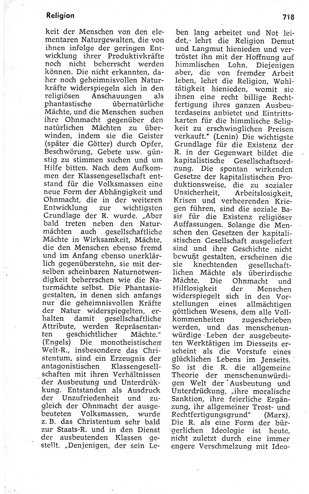 Kleines politisches Wörterbuch [Deutsche Demokratische Republik (DDR)] 1973, Seite 718 (Kl. pol. Wb. DDR 1973, S. 718)
