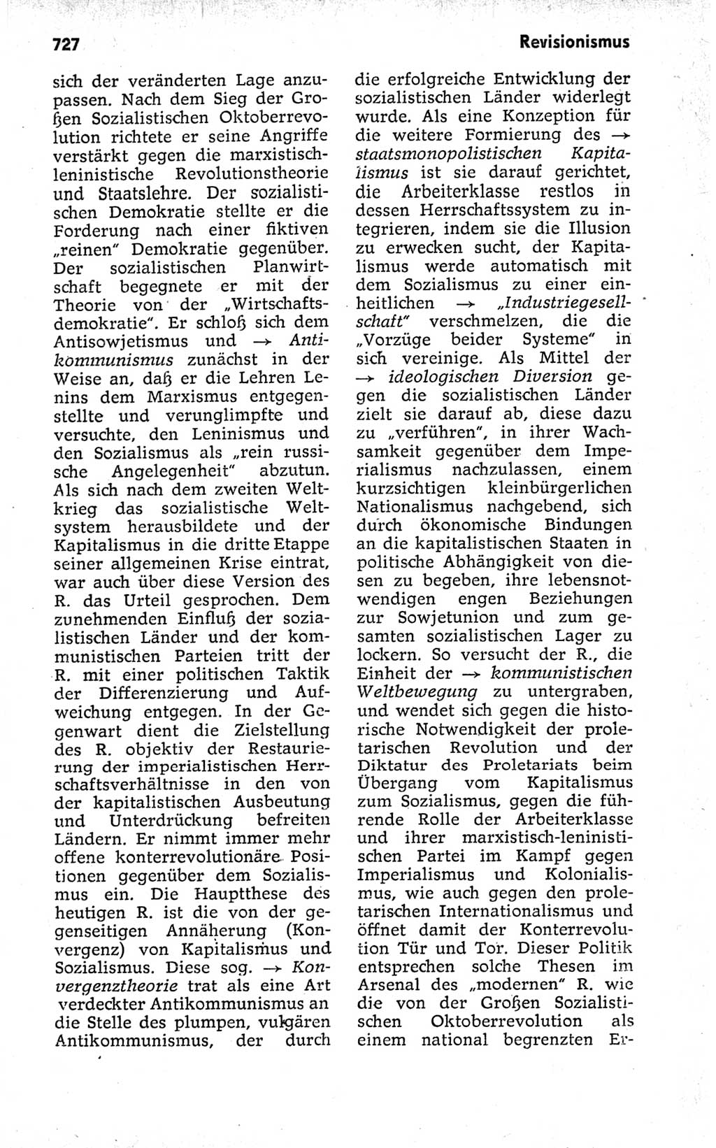 Kleines politisches Wörterbuch [Deutsche Demokratische Republik (DDR)] 1973, Seite 727 (Kl. pol. Wb. DDR 1973, S. 727)