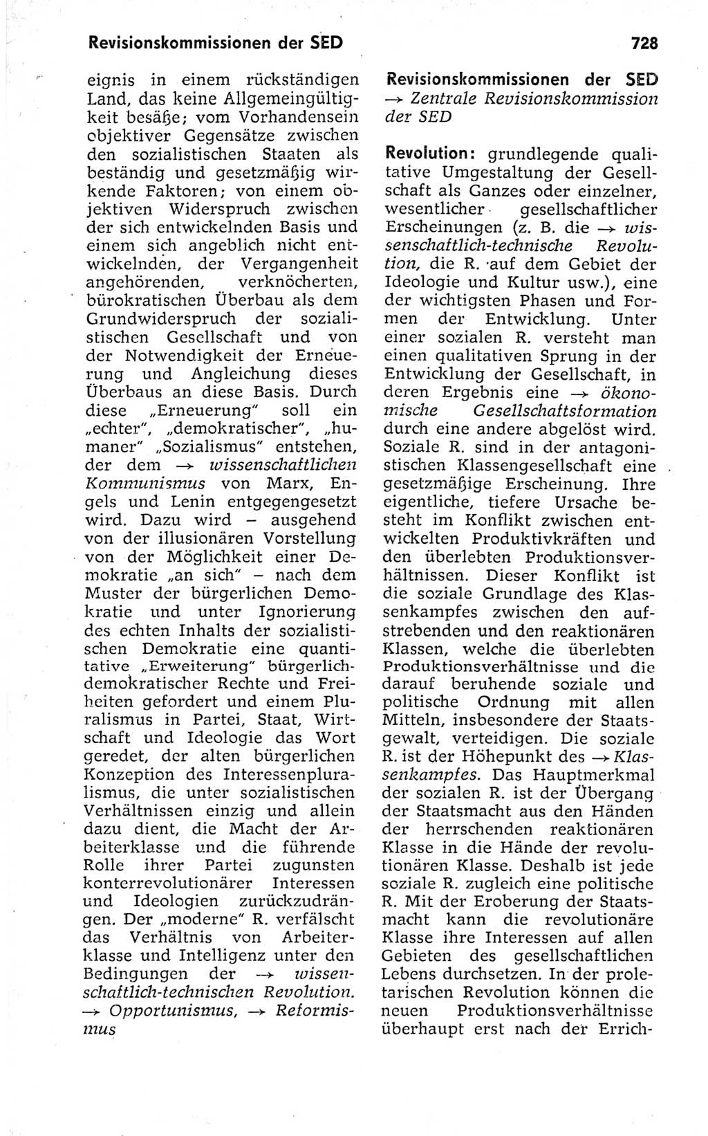 Kleines politisches Wörterbuch [Deutsche Demokratische Republik (DDR)] 1973, Seite 728 (Kl. pol. Wb. DDR 1973, S. 728)