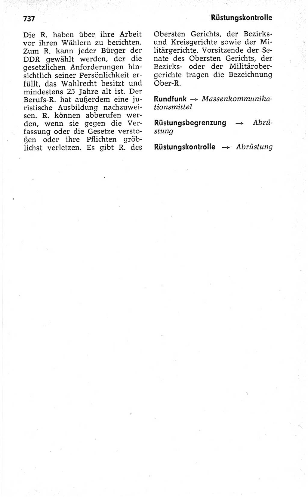 Kleines politisches Wörterbuch [Deutsche Demokratische Republik (DDR)] 1973, Seite 737 (Kl. pol. Wb. DDR 1973, S. 737)