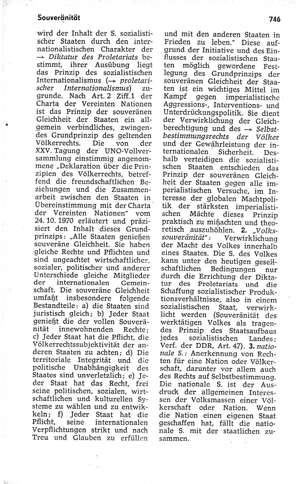 Kleines politisches Wörterbuch [Deutsche Demokratische Republik (DDR)] 1973, Seite 746 (Kl. pol. Wb. DDR 1973, S. 746)