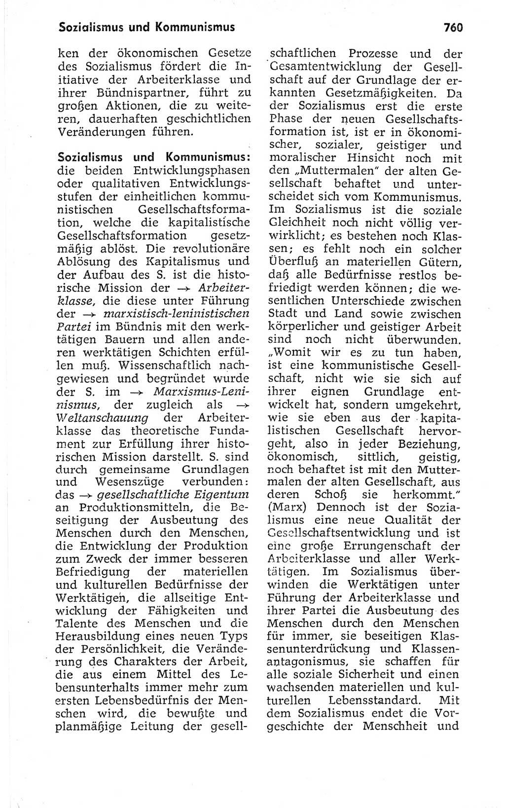 Kleines politisches Wörterbuch [Deutsche Demokratische Republik (DDR)] 1973, Seite 760 (Kl. pol. Wb. DDR 1973, S. 760)