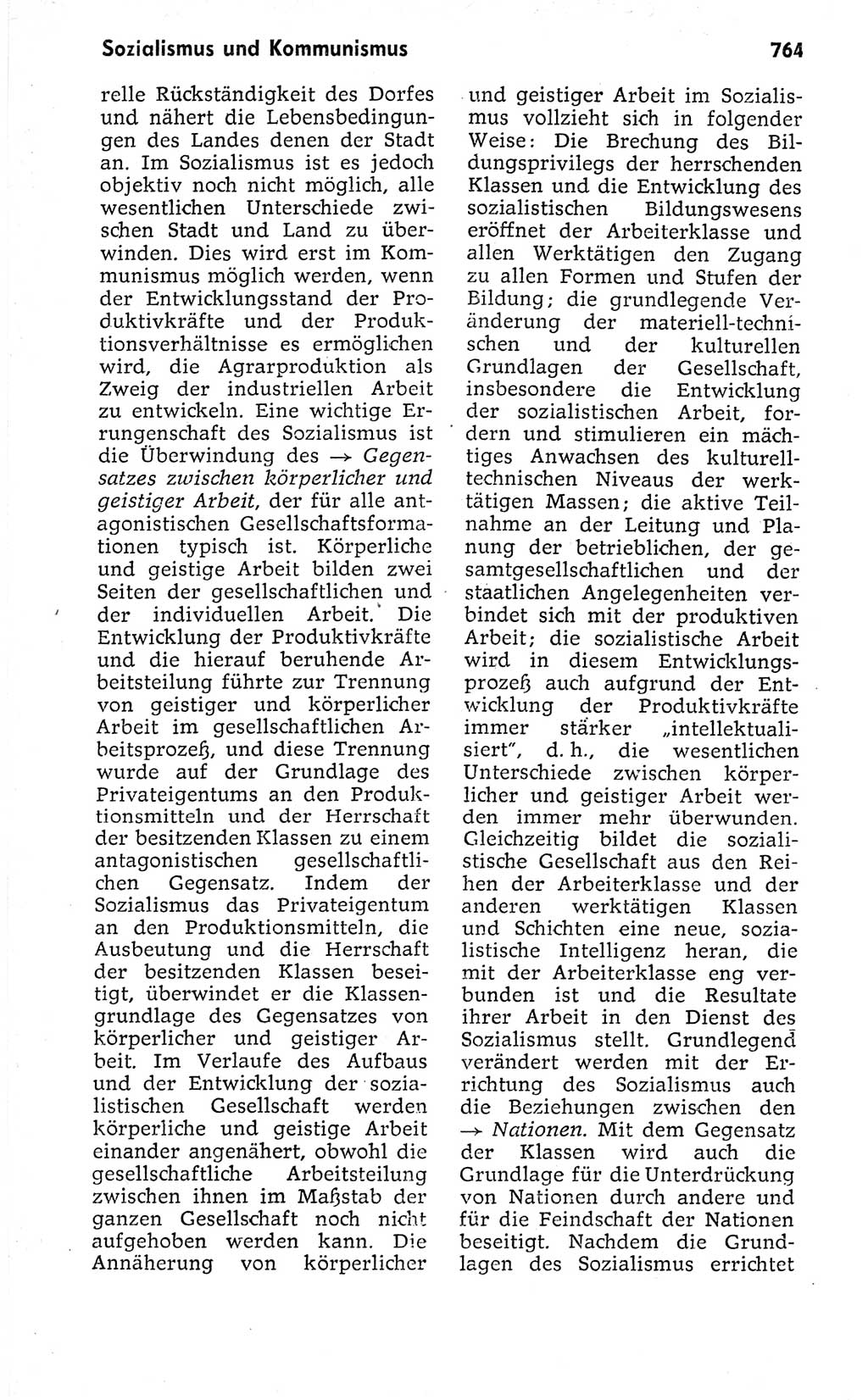 Kleines politisches Wörterbuch [Deutsche Demokratische Republik (DDR)] 1973, Seite 764 (Kl. pol. Wb. DDR 1973, S. 764)