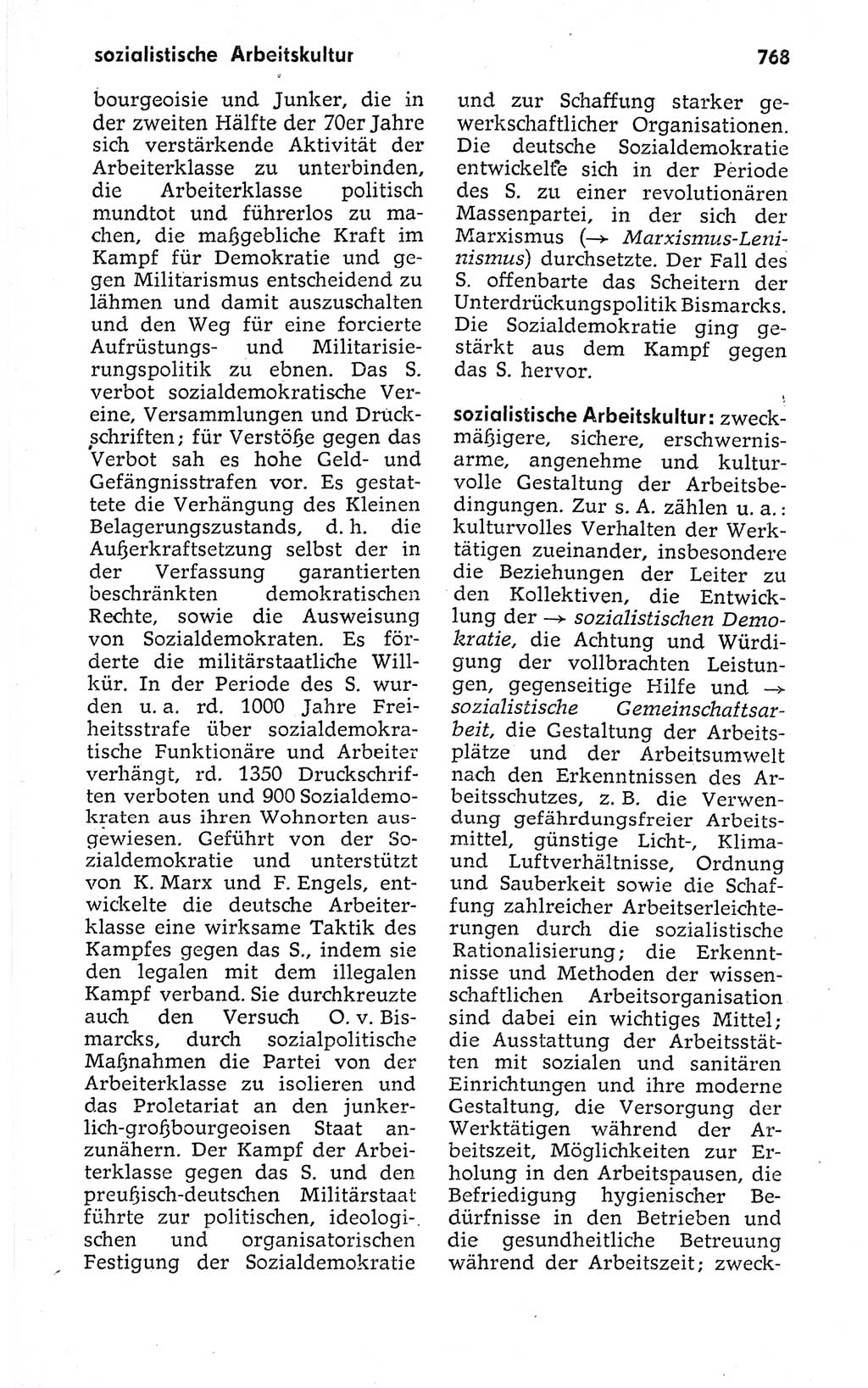 Kleines politisches Wörterbuch [Deutsche Demokratische Republik (DDR)] 1973, Seite 768 (Kl. pol. Wb. DDR 1973, S. 768)
