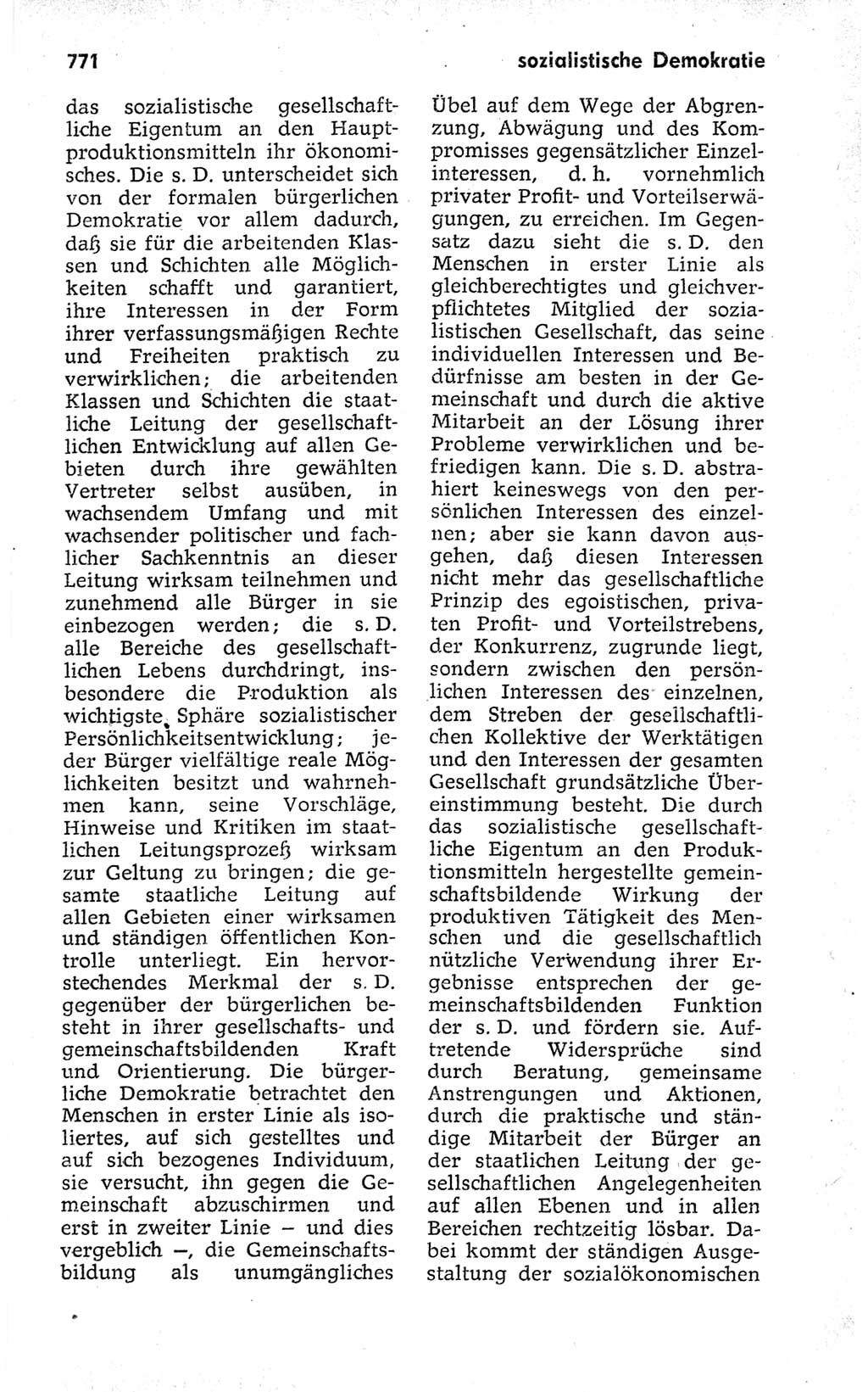 Kleines politisches Wörterbuch [Deutsche Demokratische Republik (DDR)] 1973, Seite 771 (Kl. pol. Wb. DDR 1973, S. 771)