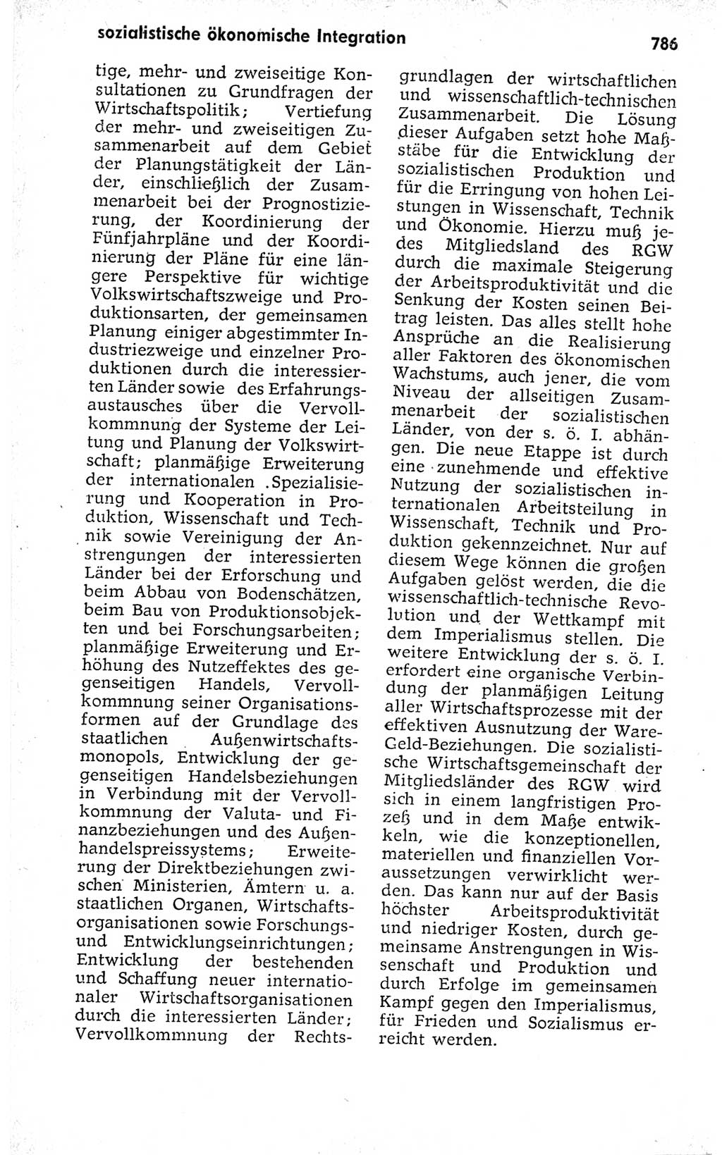 Kleines politisches Wörterbuch [Deutsche Demokratische Republik (DDR)] 1973, Seite 786 (Kl. pol. Wb. DDR 1973, S. 786)