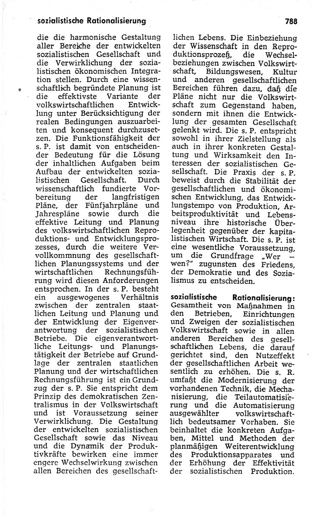 Kleines politisches Wörterbuch [Deutsche Demokratische Republik (DDR)] 1973, Seite 788 (Kl. pol. Wb. DDR 1973, S. 788)