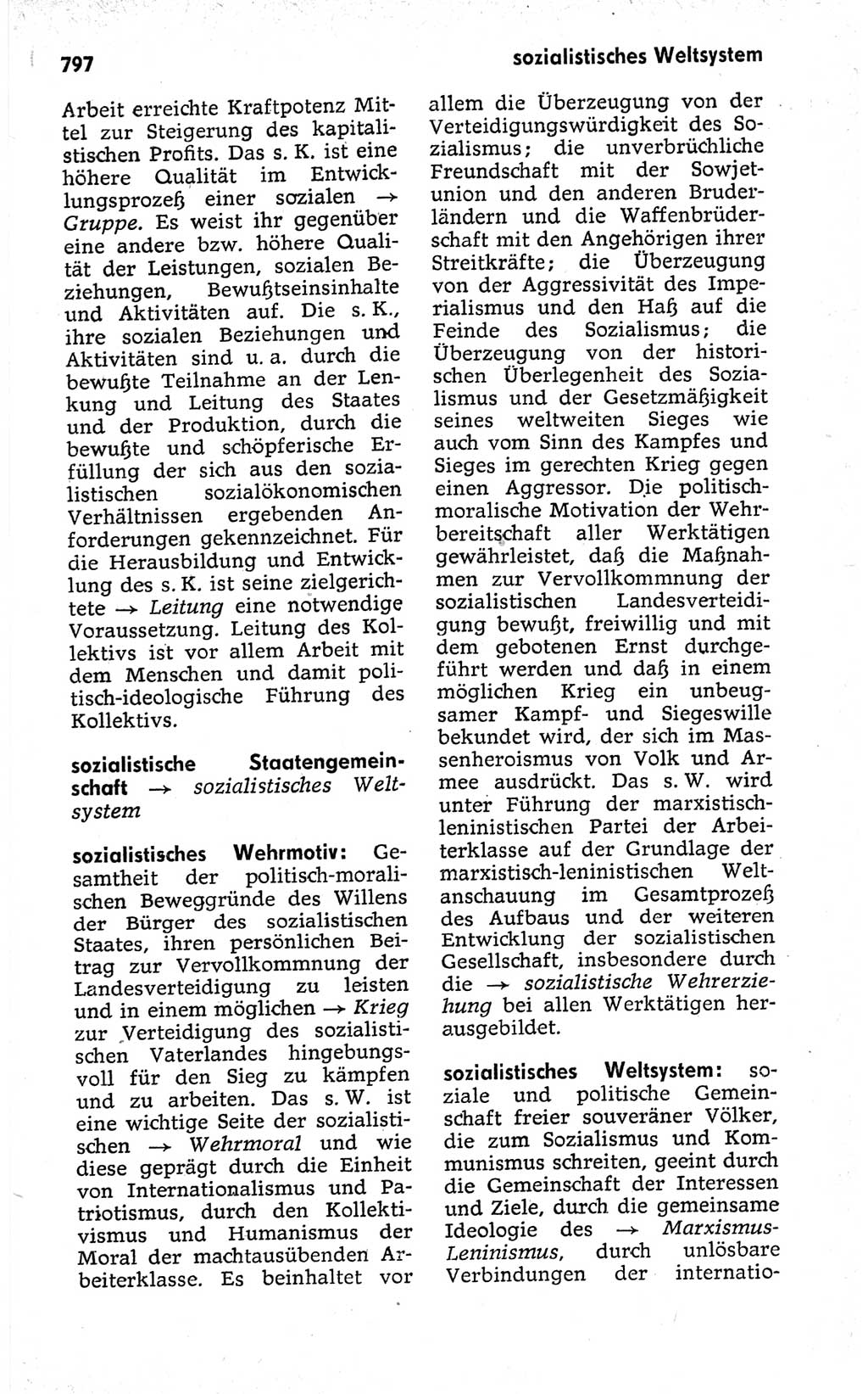 Kleines politisches Wörterbuch [Deutsche Demokratische Republik (DDR)] 1973, Seite 797 (Kl. pol. Wb. DDR 1973, S. 797)