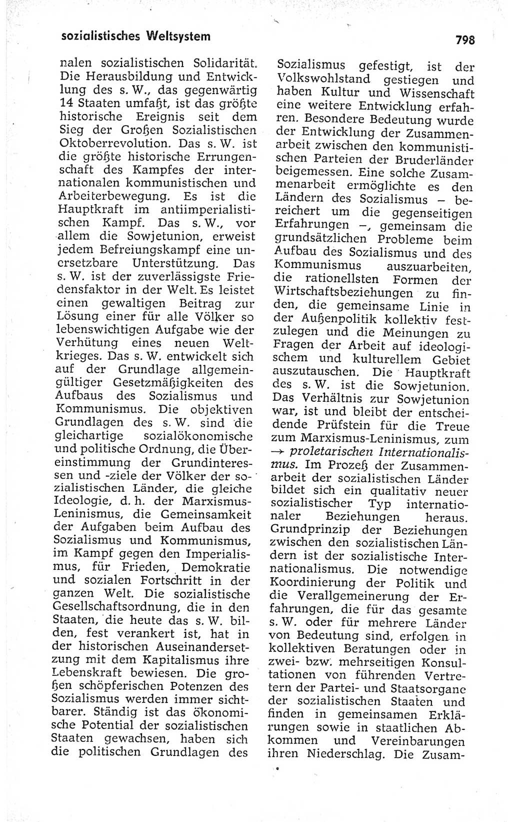 Kleines politisches Wörterbuch [Deutsche Demokratische Republik (DDR)] 1973, Seite 798 (Kl. pol. Wb. DDR 1973, S. 798)