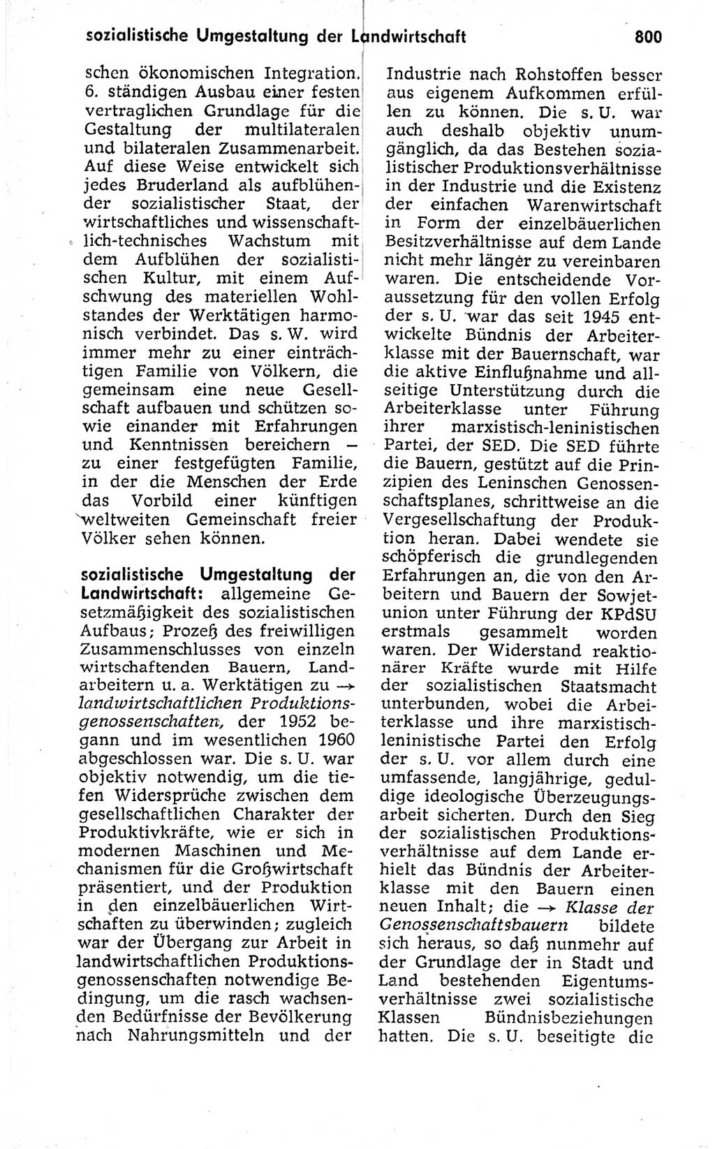 Kleines politisches Wörterbuch [Deutsche Demokratische Republik (DDR)] 1973, Seite 800 (Kl. pol. Wb. DDR 1973, S. 800)