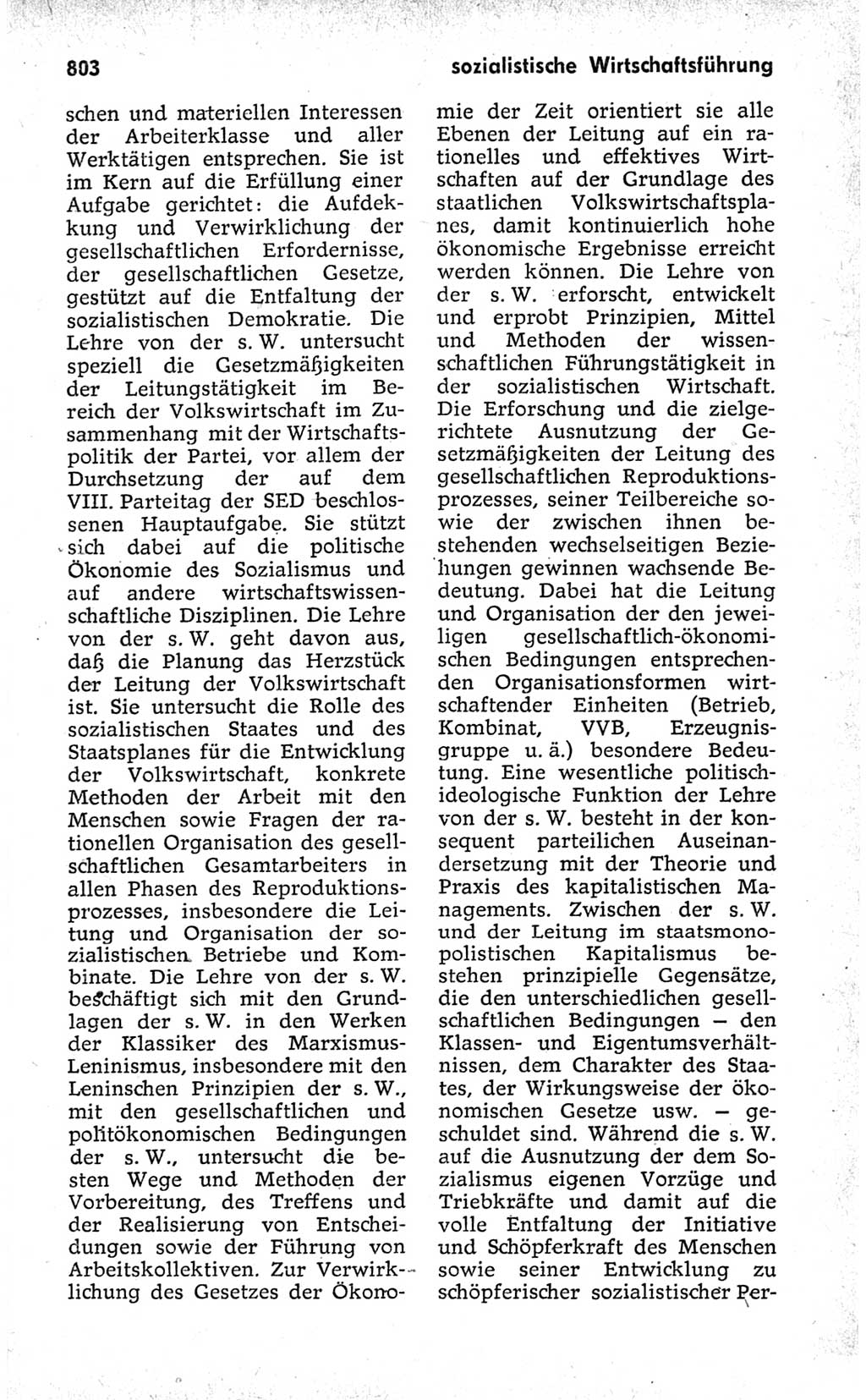 Kleines politisches Wörterbuch [Deutsche Demokratische Republik (DDR)] 1973, Seite 803 (Kl. pol. Wb. DDR 1973, S. 803)