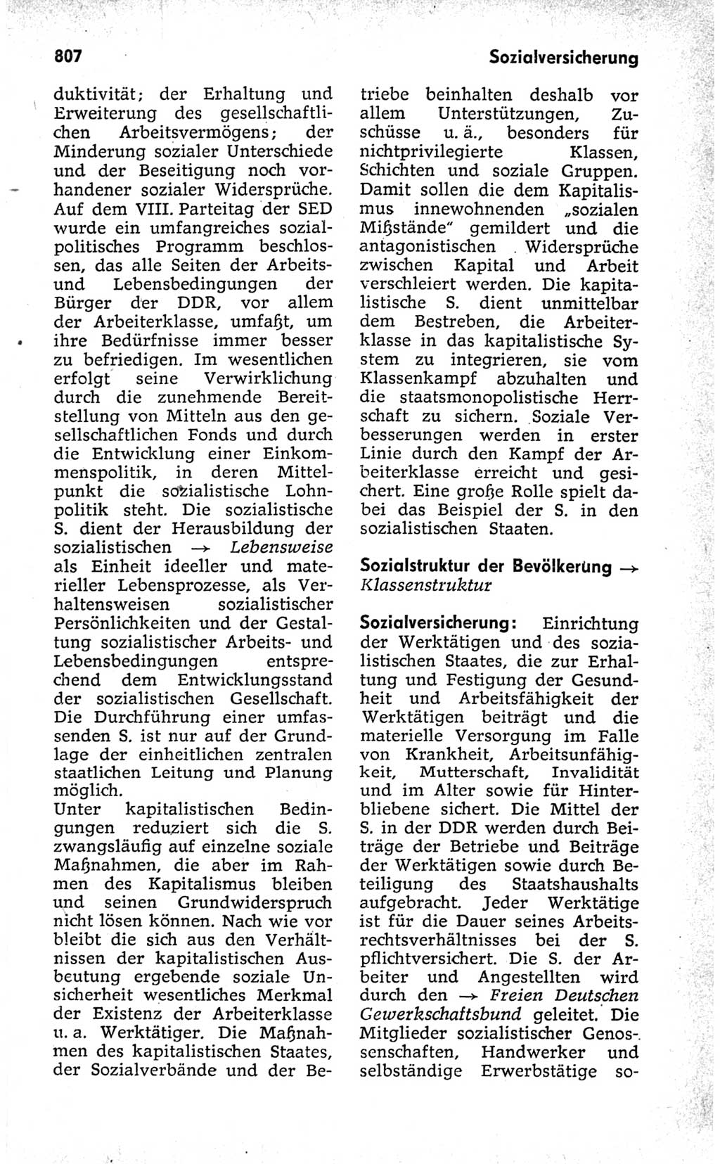 Kleines politisches Wörterbuch [Deutsche Demokratische Republik (DDR)] 1973, Seite 807 (Kl. pol. Wb. DDR 1973, S. 807)
