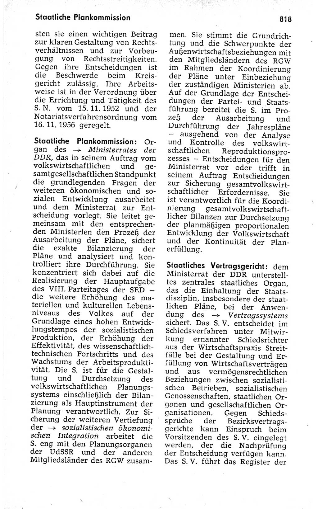 Kleines politisches Wörterbuch [Deutsche Demokratische Republik (DDR)] 1973, Seite 818 (Kl. pol. Wb. DDR 1973, S. 818)