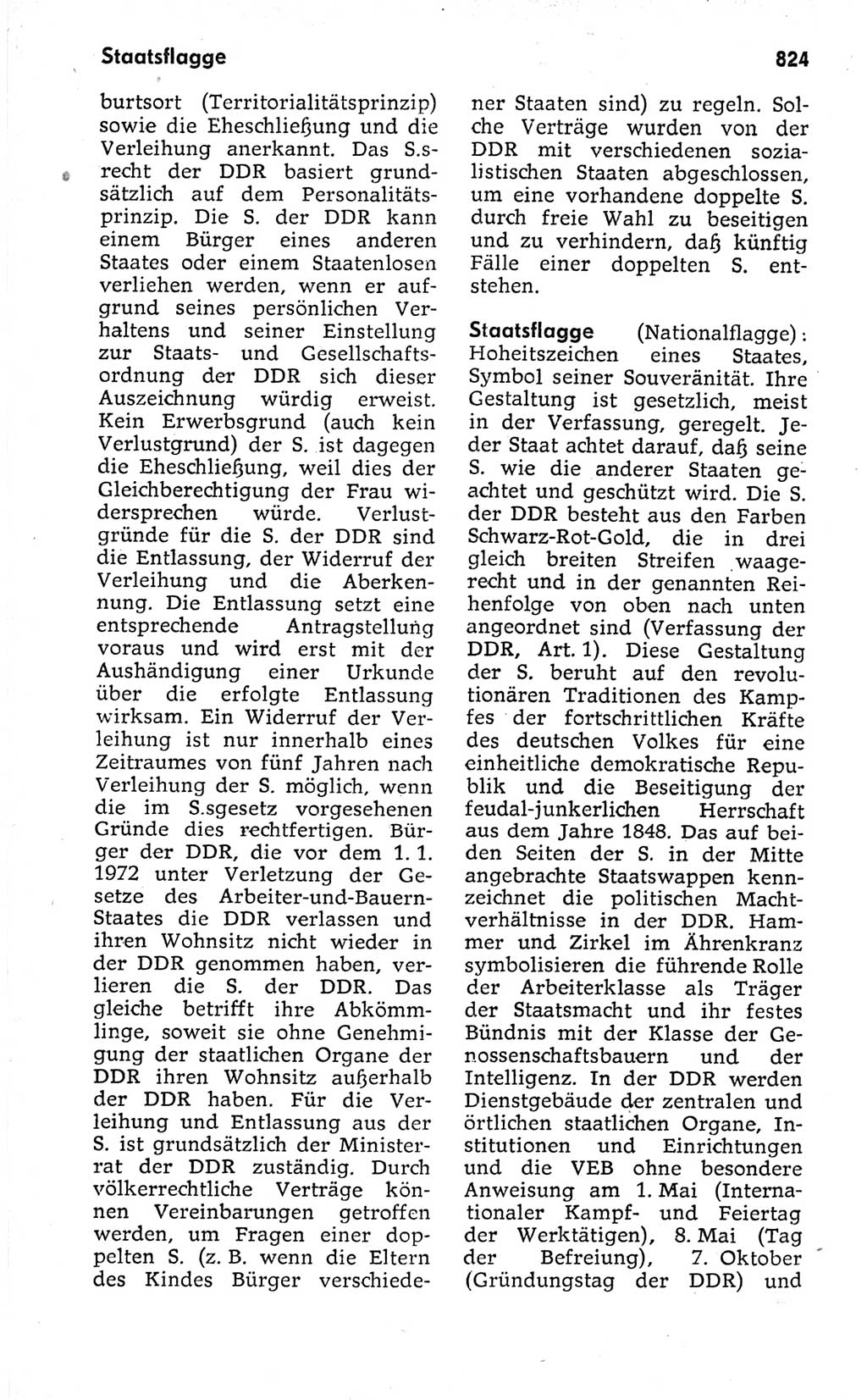 Kleines politisches Wörterbuch [Deutsche Demokratische Republik (DDR)] 1973, Seite 824 (Kl. pol. Wb. DDR 1973, S. 824)