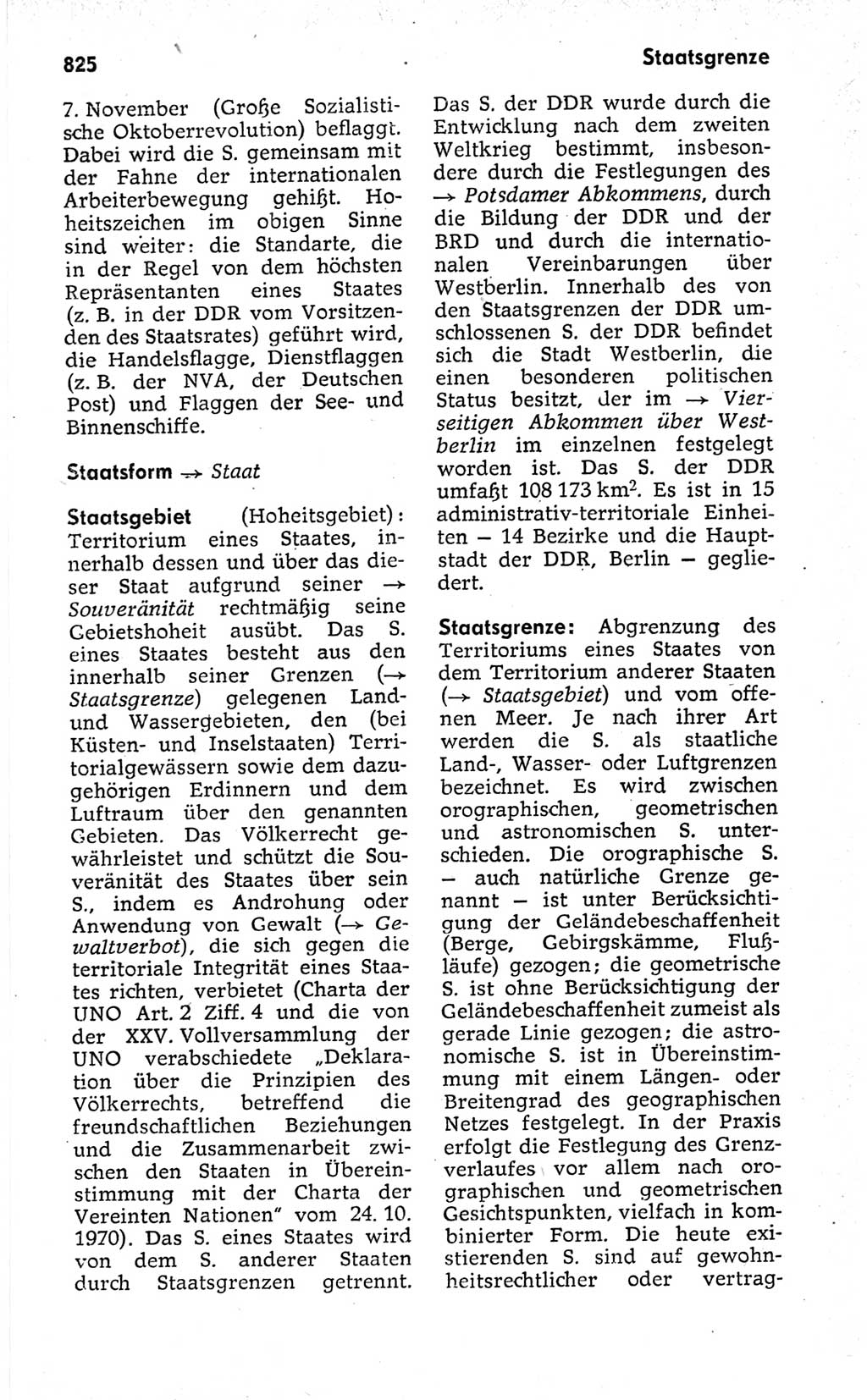 Kleines politisches Wörterbuch [Deutsche Demokratische Republik (DDR)] 1973, Seite 825 (Kl. pol. Wb. DDR 1973, S. 825)
