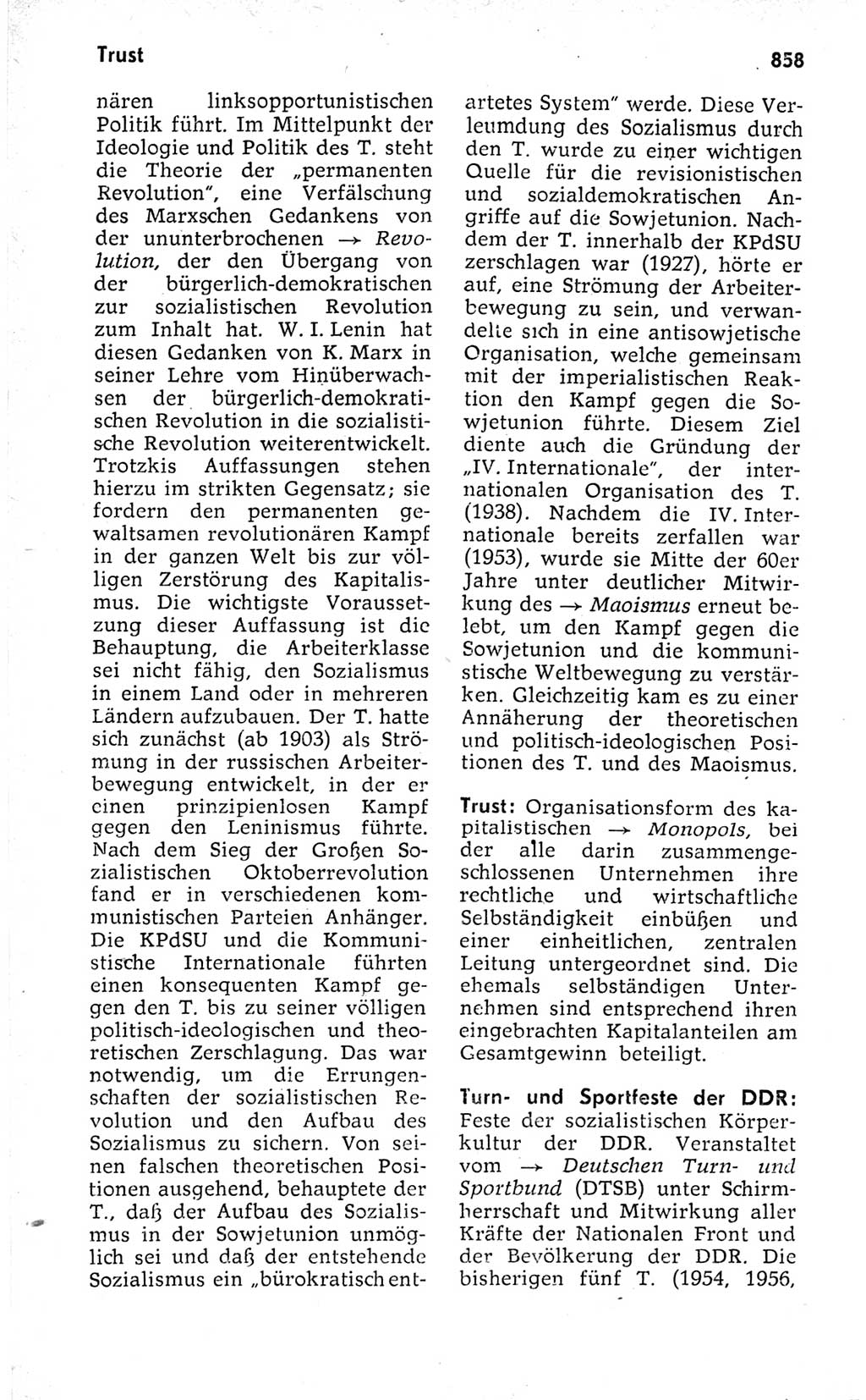 Kleines politisches Wörterbuch [Deutsche Demokratische Republik (DDR)] 1973, Seite 858 (Kl. pol. Wb. DDR 1973, S. 858)