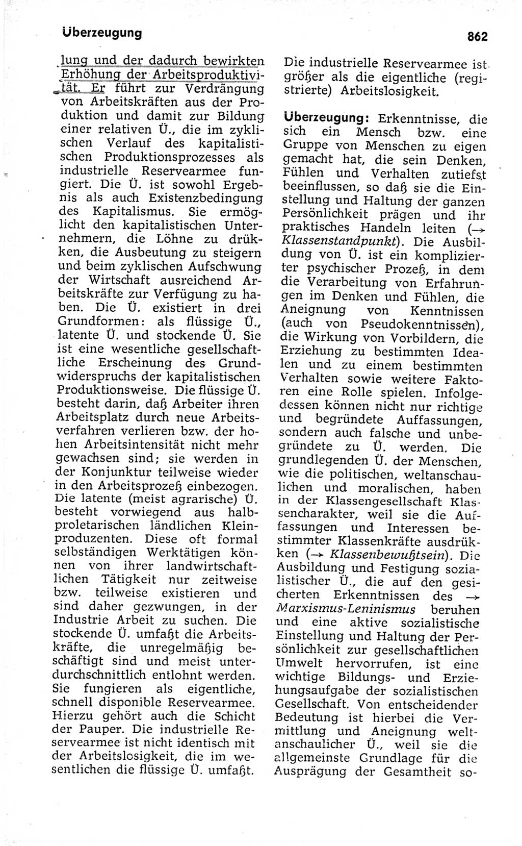 Kleines politisches Wörterbuch [Deutsche Demokratische Republik (DDR)] 1973, Seite 862 (Kl. pol. Wb. DDR 1973, S. 862)