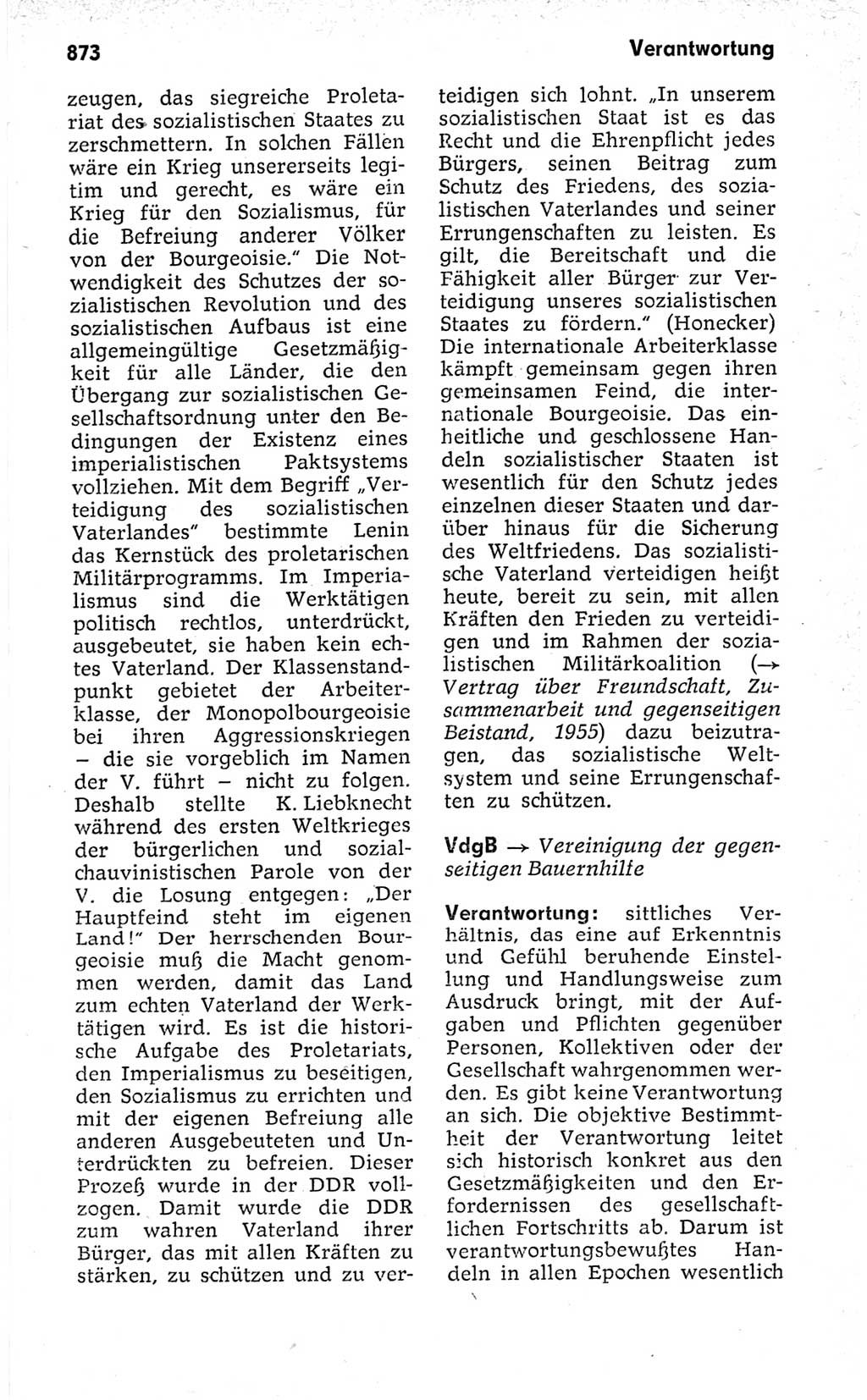 Kleines politisches Wörterbuch [Deutsche Demokratische Republik (DDR)] 1973, Seite 873 (Kl. pol. Wb. DDR 1973, S. 873)