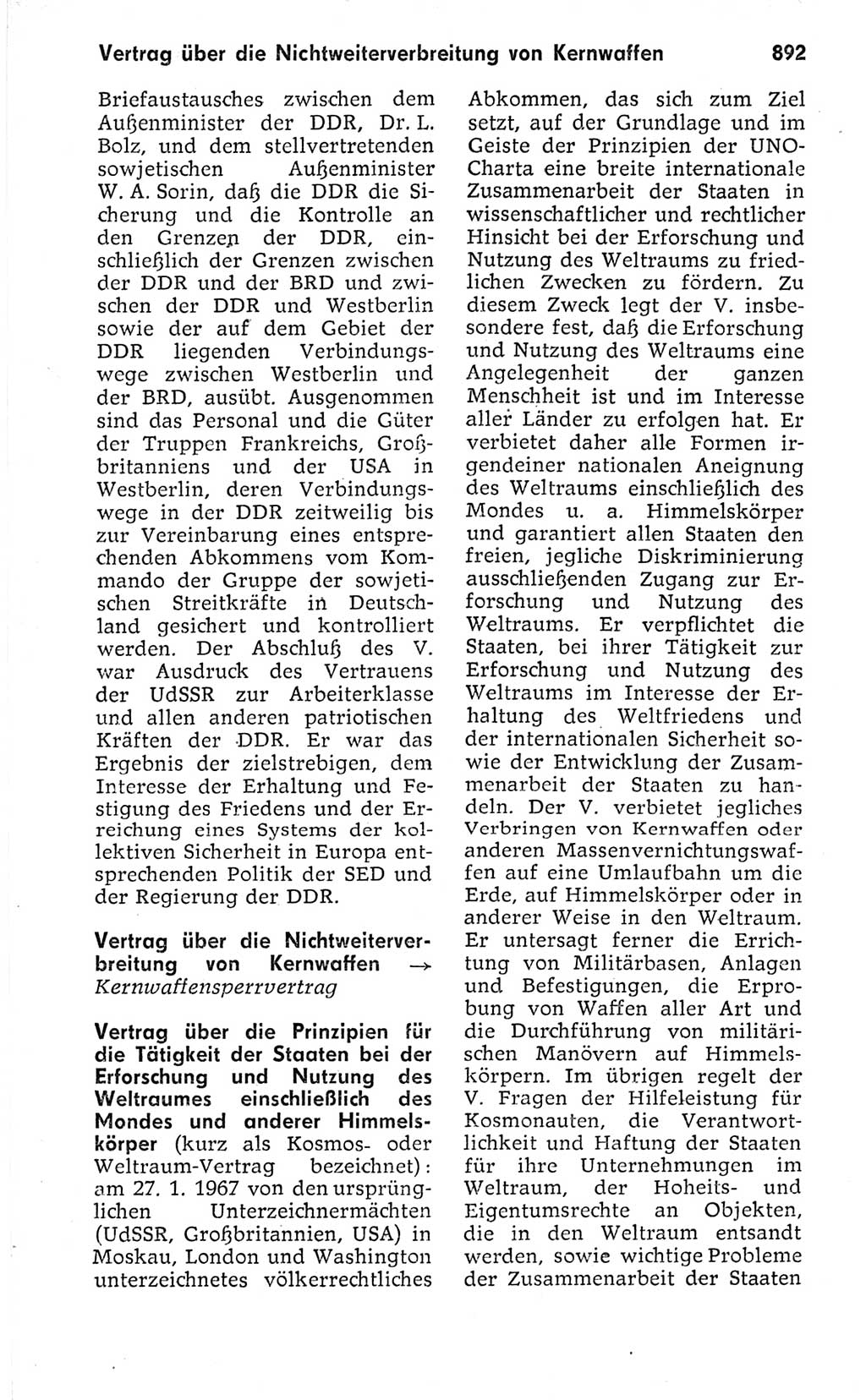 Kleines politisches Wörterbuch [Deutsche Demokratische Republik (DDR)] 1973, Seite 892 (Kl. pol. Wb. DDR 1973, S. 892)