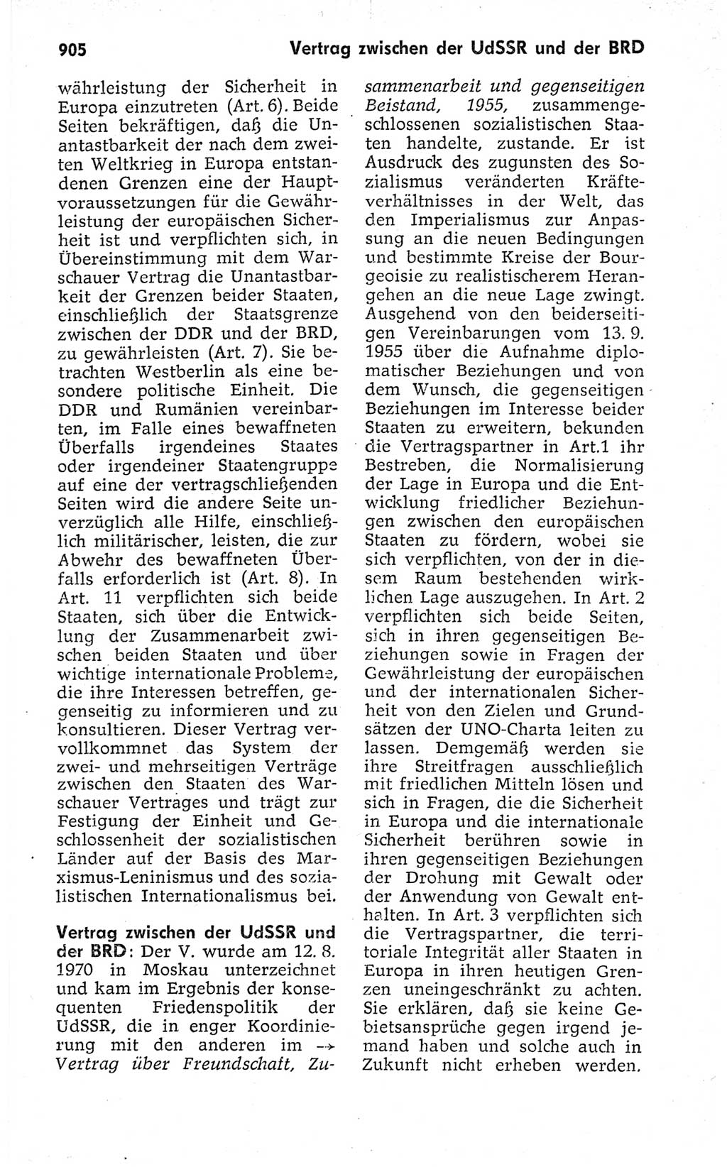 Kleines politisches Wörterbuch [Deutsche Demokratische Republik (DDR)] 1973, Seite 905 (Kl. pol. Wb. DDR 1973, S. 905)