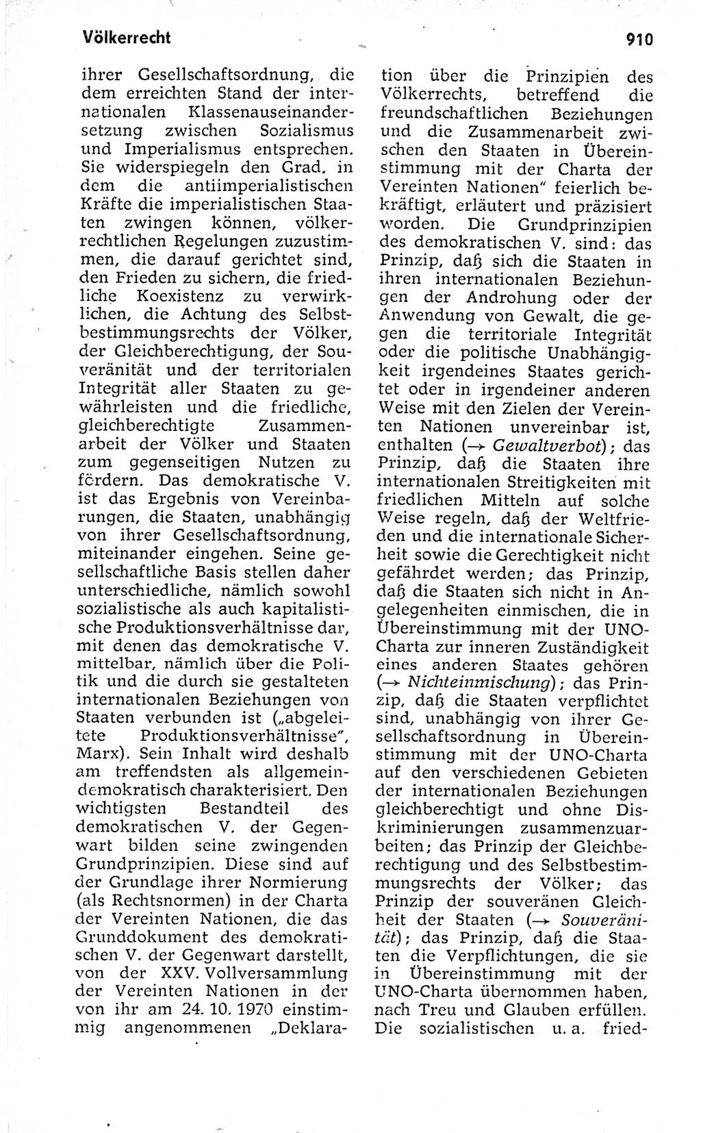 Kleines politisches Wörterbuch [Deutsche Demokratische Republik (DDR)] 1973, Seite 910 (Kl. pol. Wb. DDR 1973, S. 910)