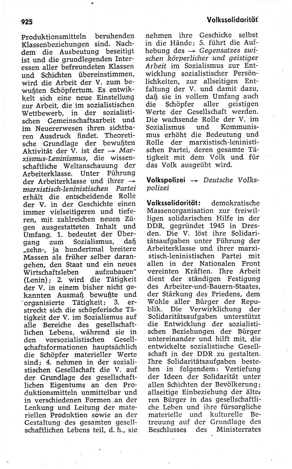 Kleines politisches Wörterbuch [Deutsche Demokratische Republik (DDR)] 1973, Seite 925 (Kl. pol. Wb. DDR 1973, S. 925)