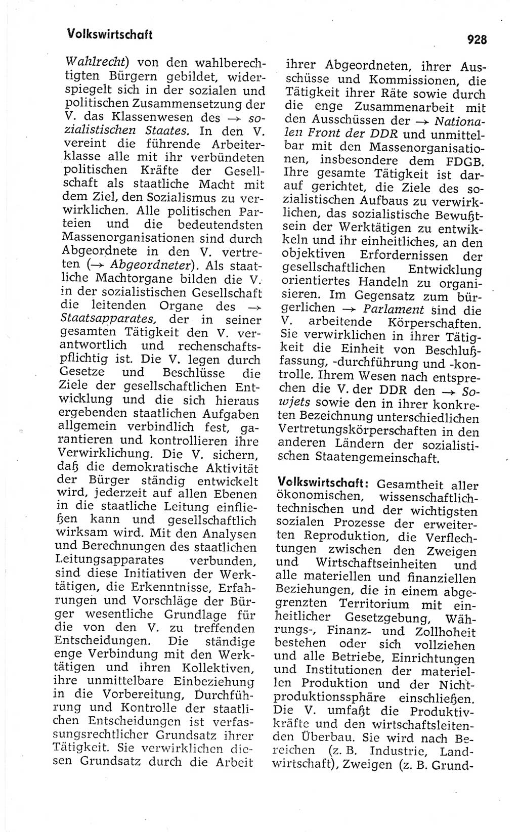 Kleines politisches Wörterbuch [Deutsche Demokratische Republik (DDR)] 1973, Seite 928 (Kl. pol. Wb. DDR 1973, S. 928)