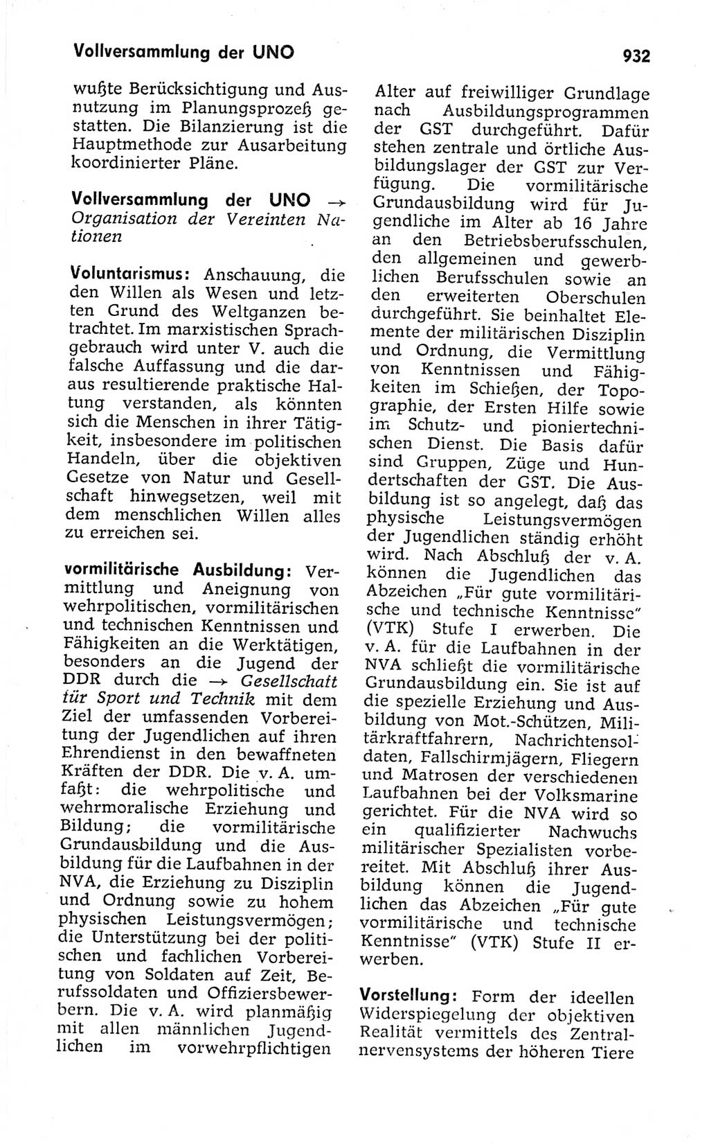 Kleines politisches Wörterbuch [Deutsche Demokratische Republik (DDR)] 1973, Seite 932 (Kl. pol. Wb. DDR 1973, S. 932)