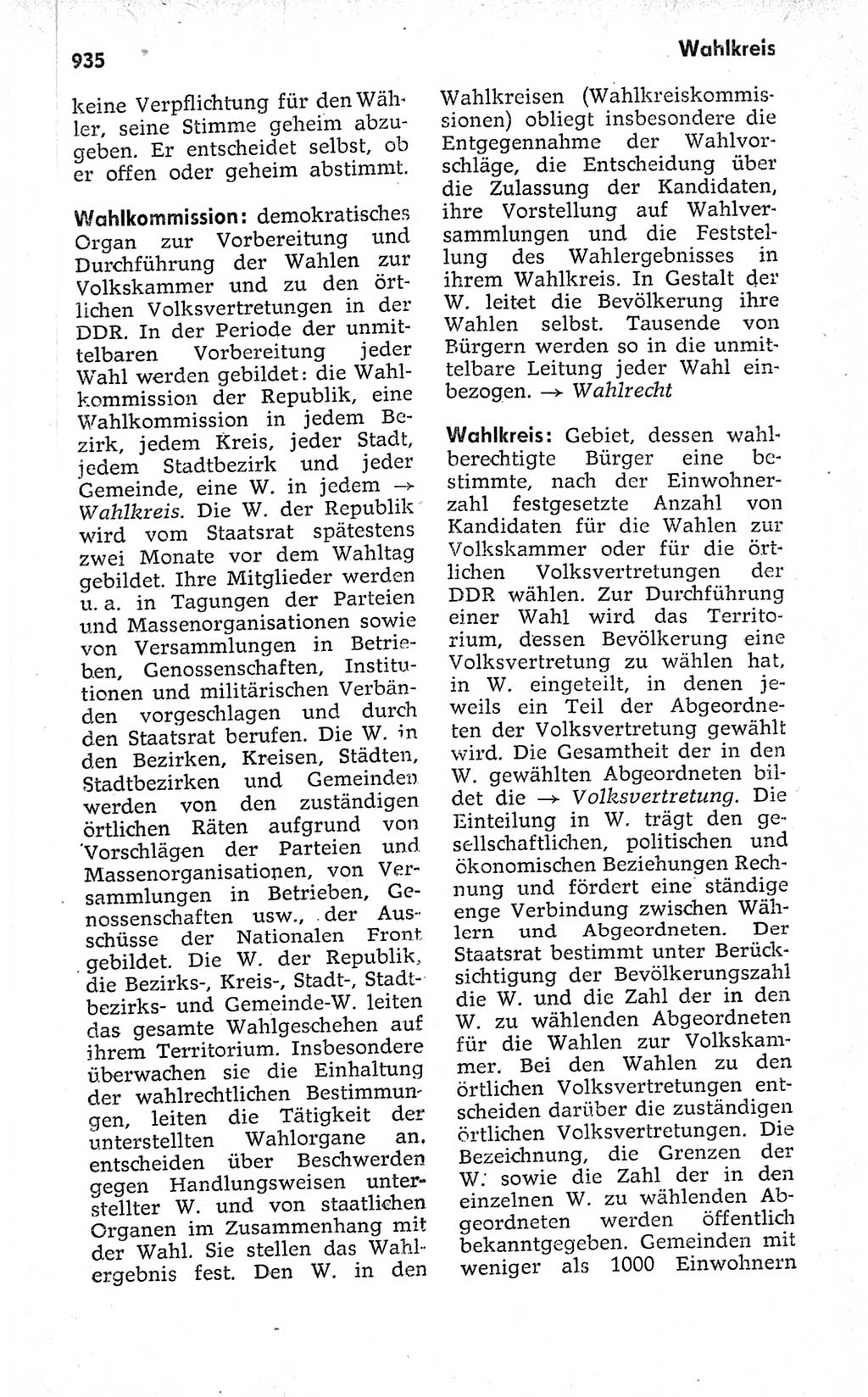 Kleines politisches Wörterbuch [Deutsche Demokratische Republik (DDR)] 1973, Seite 935 (Kl. pol. Wb. DDR 1973, S. 935)