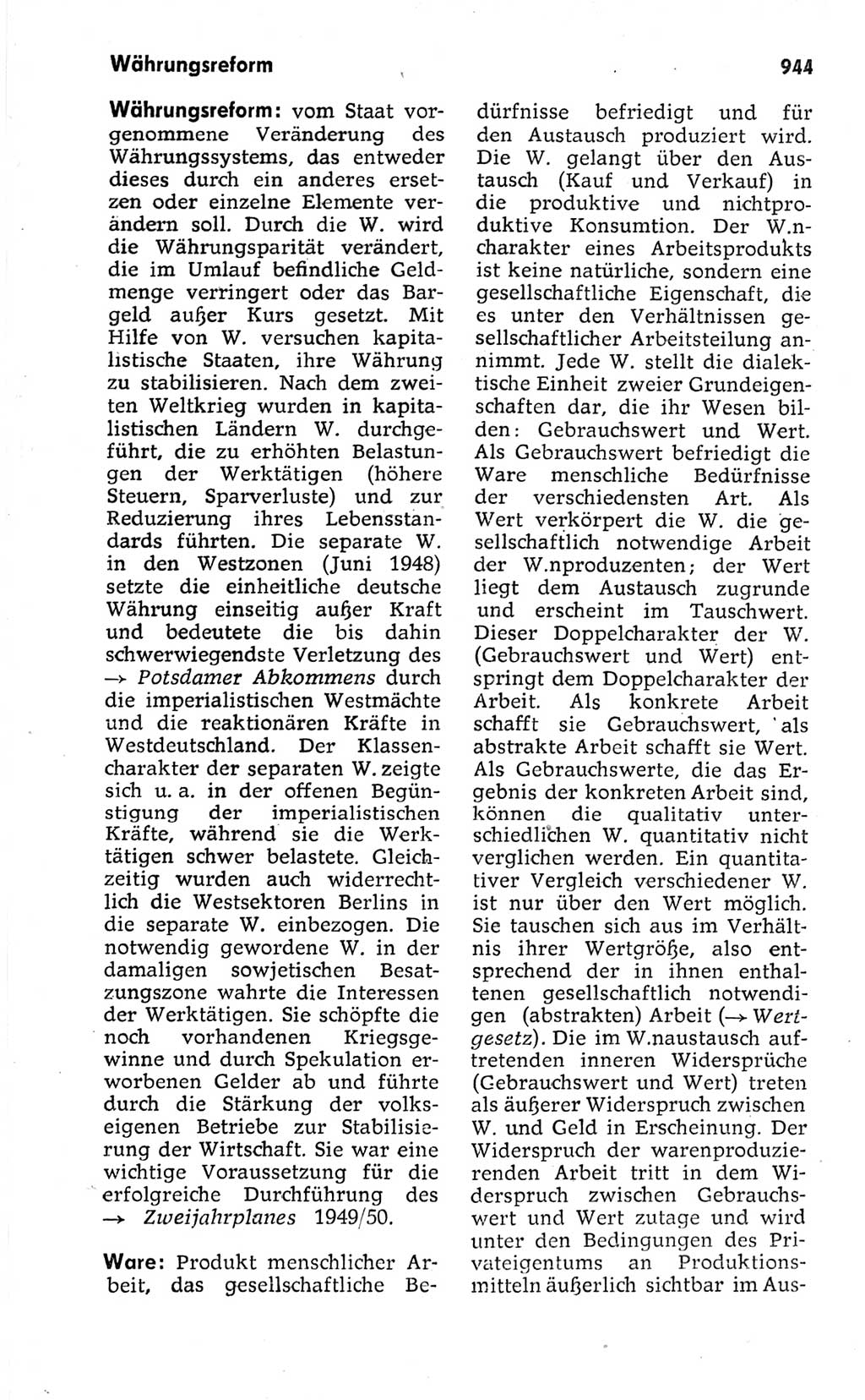 Kleines politisches Wörterbuch [Deutsche Demokratische Republik (DDR)] 1973, Seite 944 (Kl. pol. Wb. DDR 1973, S. 944)