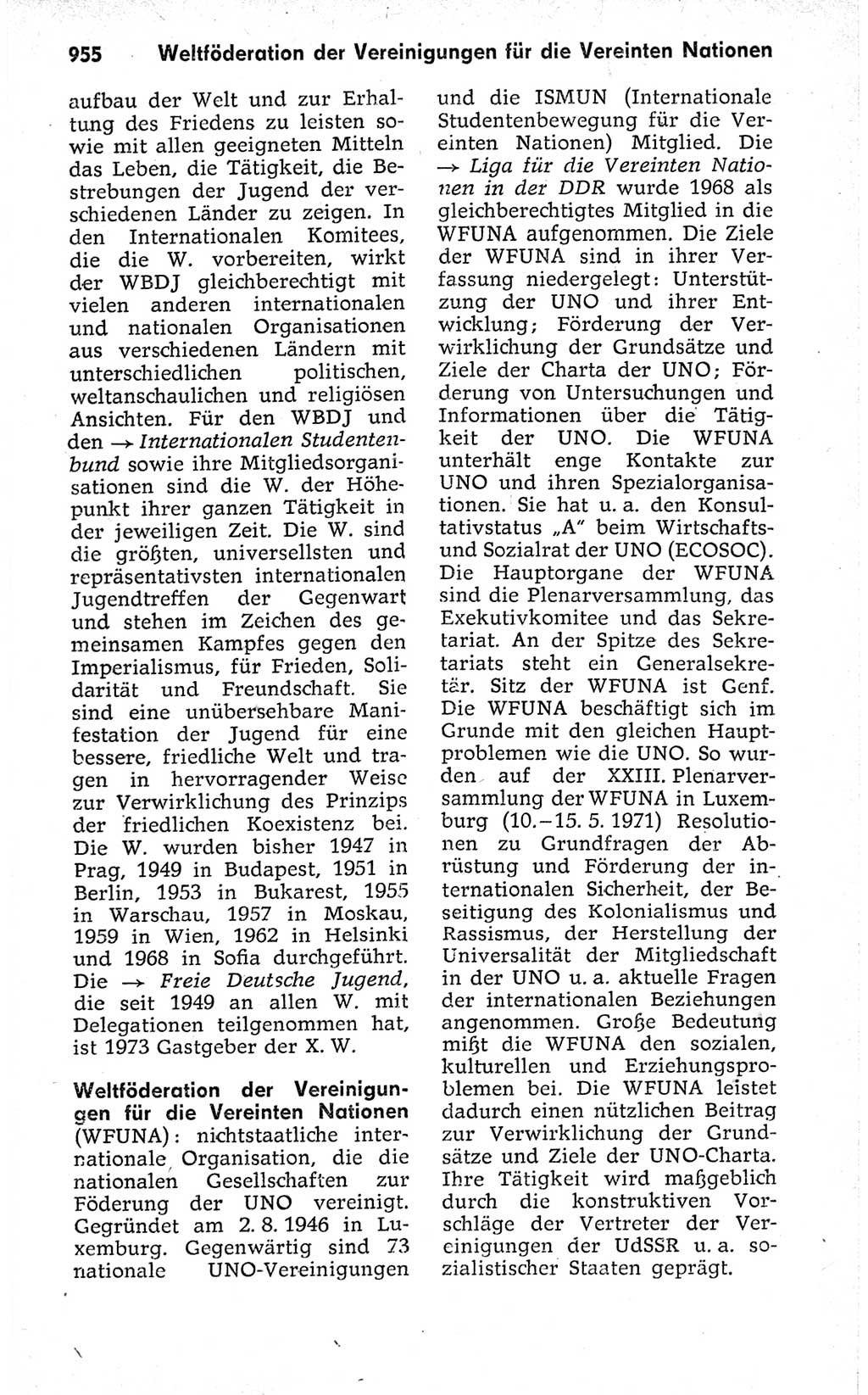 Kleines politisches Wörterbuch [Deutsche Demokratische Republik (DDR)] 1973, Seite 955 (Kl. pol. Wb. DDR 1973, S. 955)