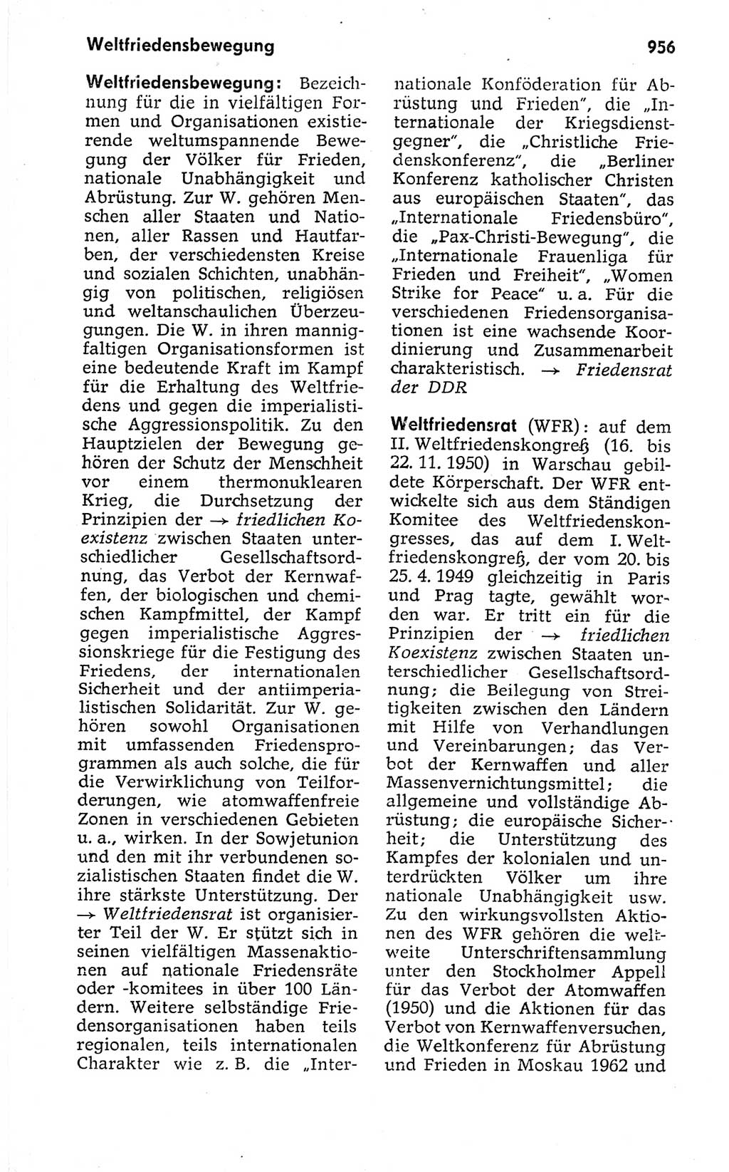 Kleines politisches Wörterbuch [Deutsche Demokratische Republik (DDR)] 1973, Seite 956 (Kl. pol. Wb. DDR 1973, S. 956)