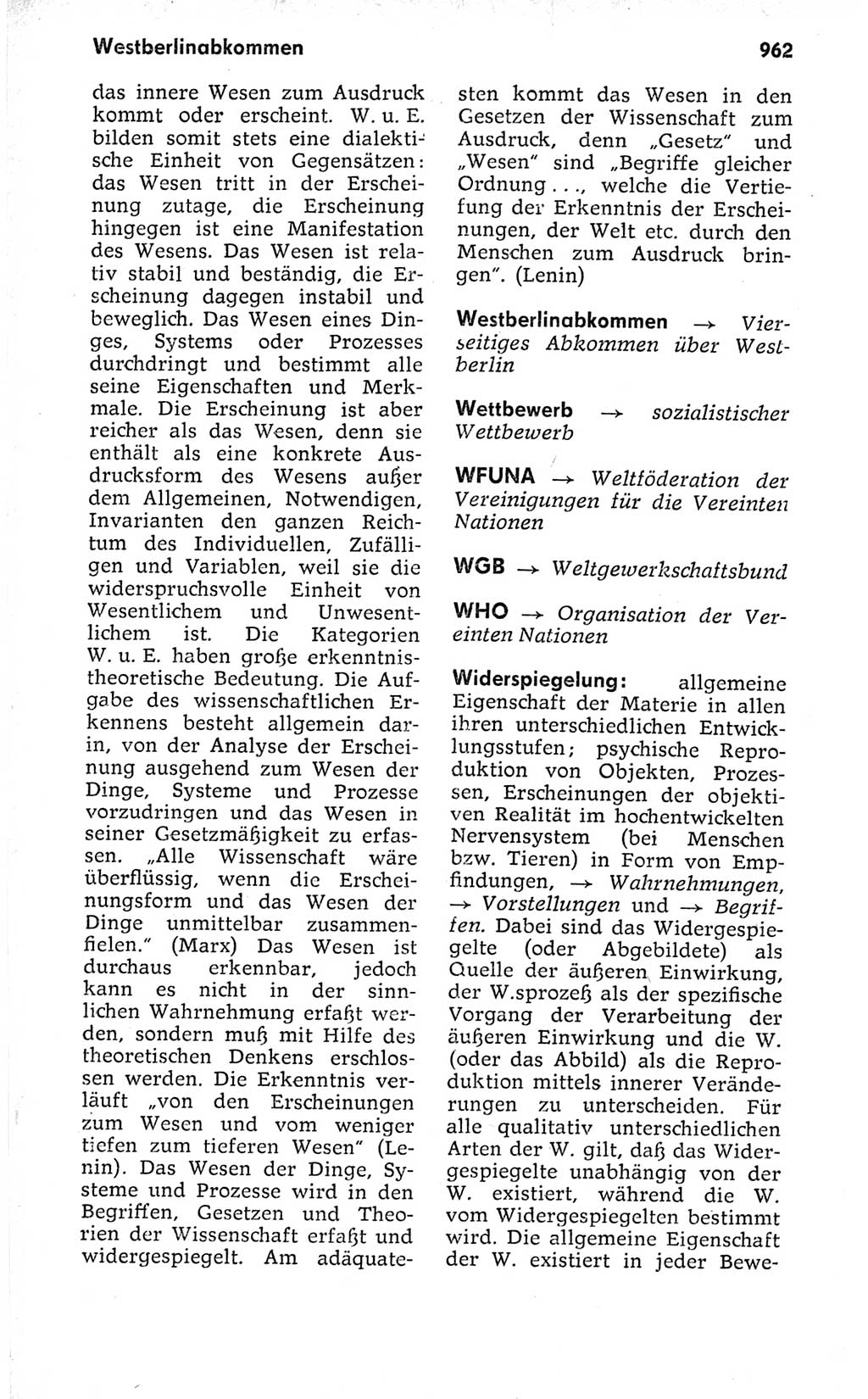 Kleines politisches Wörterbuch [Deutsche Demokratische Republik (DDR)] 1973, Seite 962 (Kl. pol. Wb. DDR 1973, S. 962)