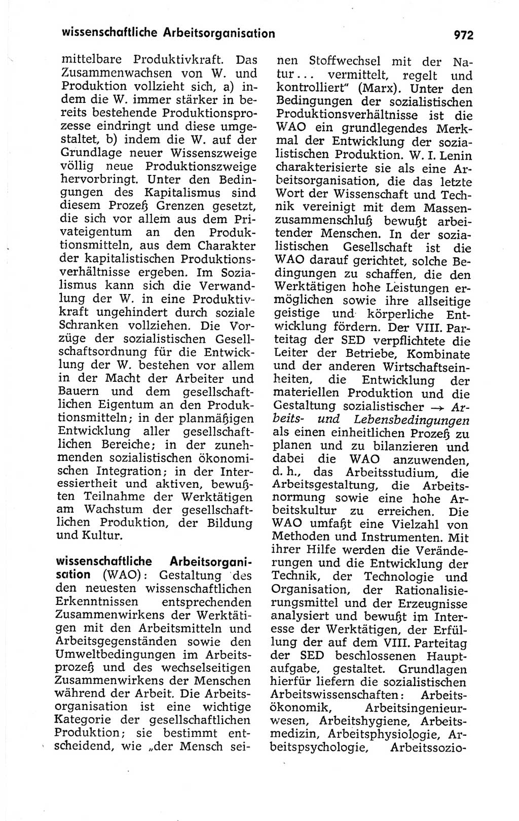 Kleines politisches Wörterbuch [Deutsche Demokratische Republik (DDR)] 1973, Seite 972 (Kl. pol. Wb. DDR 1973, S. 972)