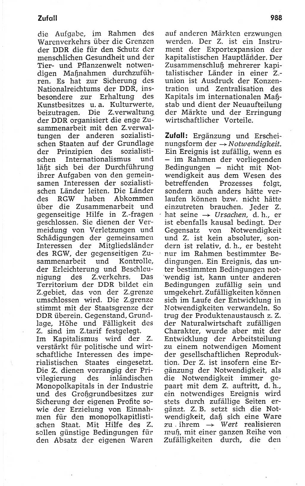 Kleines politisches Wörterbuch [Deutsche Demokratische Republik (DDR)] 1973, Seite 988 (Kl. pol. Wb. DDR 1973, S. 988)